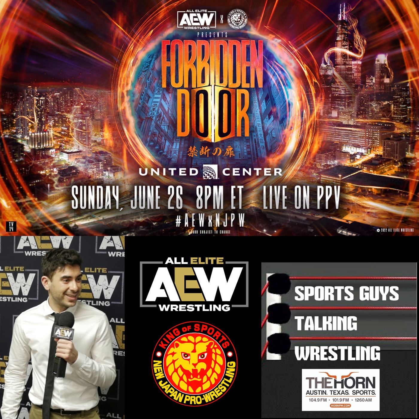 SGTW Presents Tony Khan Media Call AEW X NJPW Forbidden Door Jun 24 2022 episode artwork