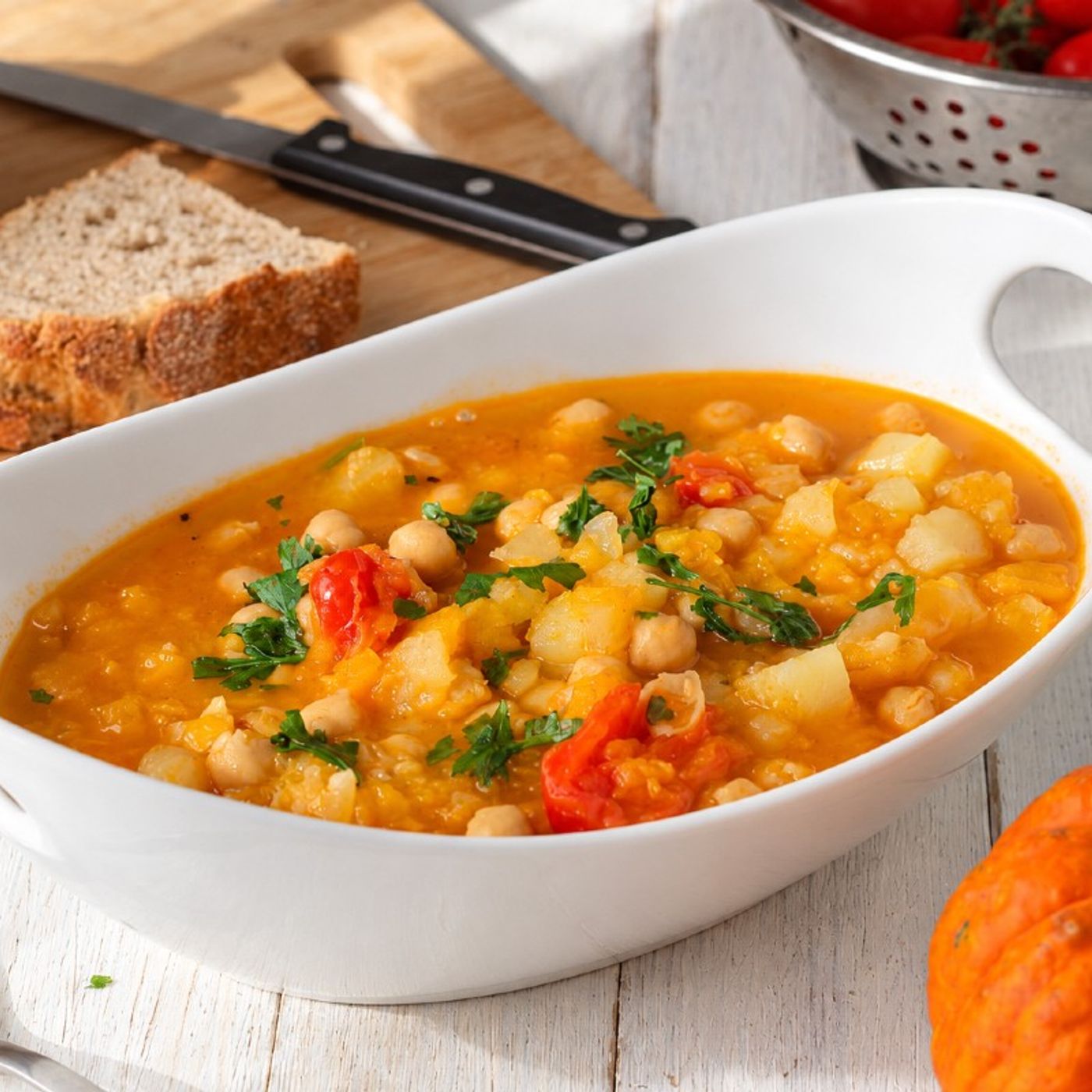 ZUPPA DI CECI ZUCCA E PATATE BIMBY