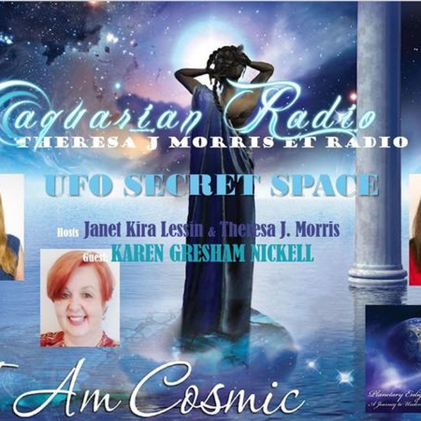 UFO Secret Space, TJ Morris ETRadio Reports, Janet Lessin, Karen Nickell,  TJ episode artwork