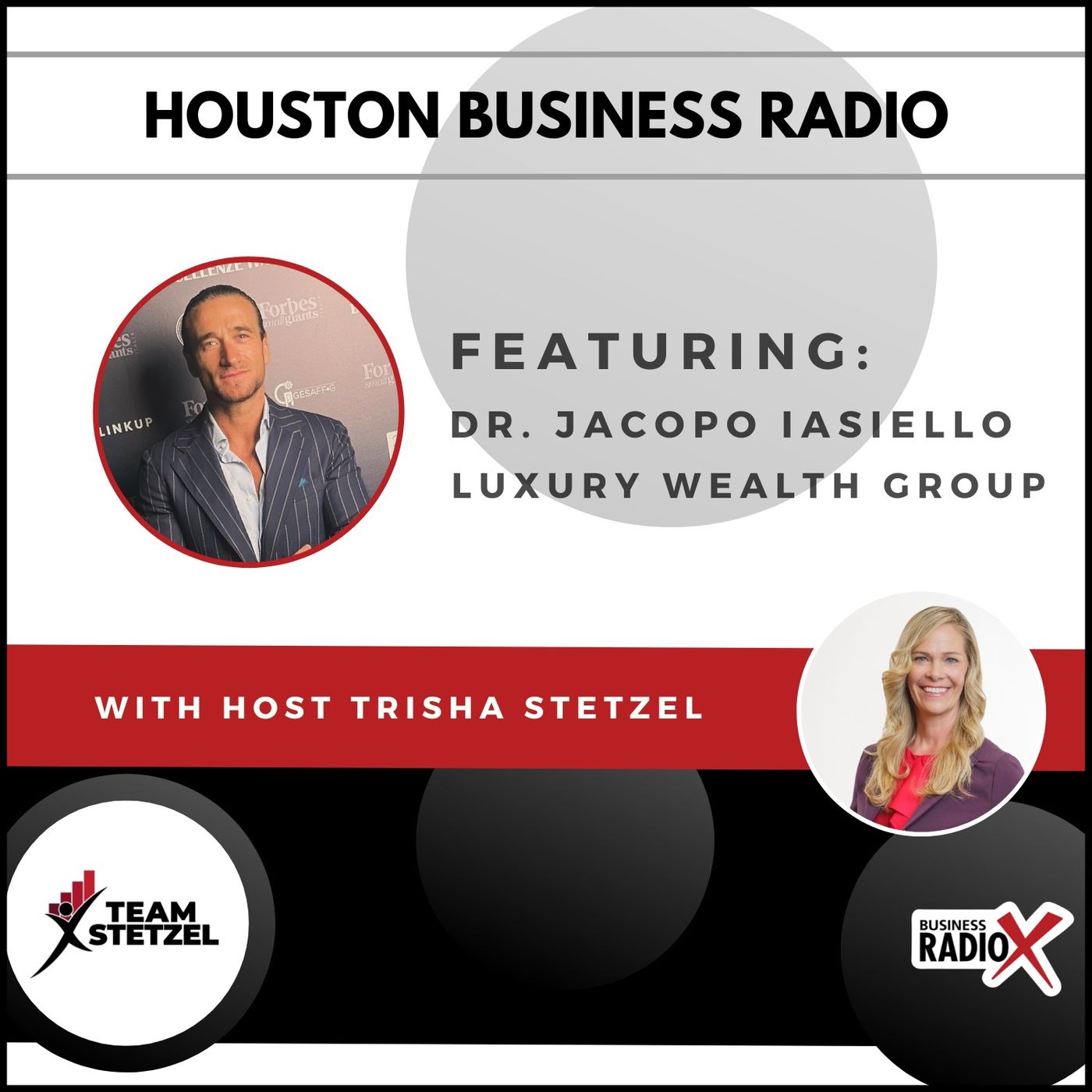 Dr. Jacopo Iasiello with Luxury Wealth Group episode artwork