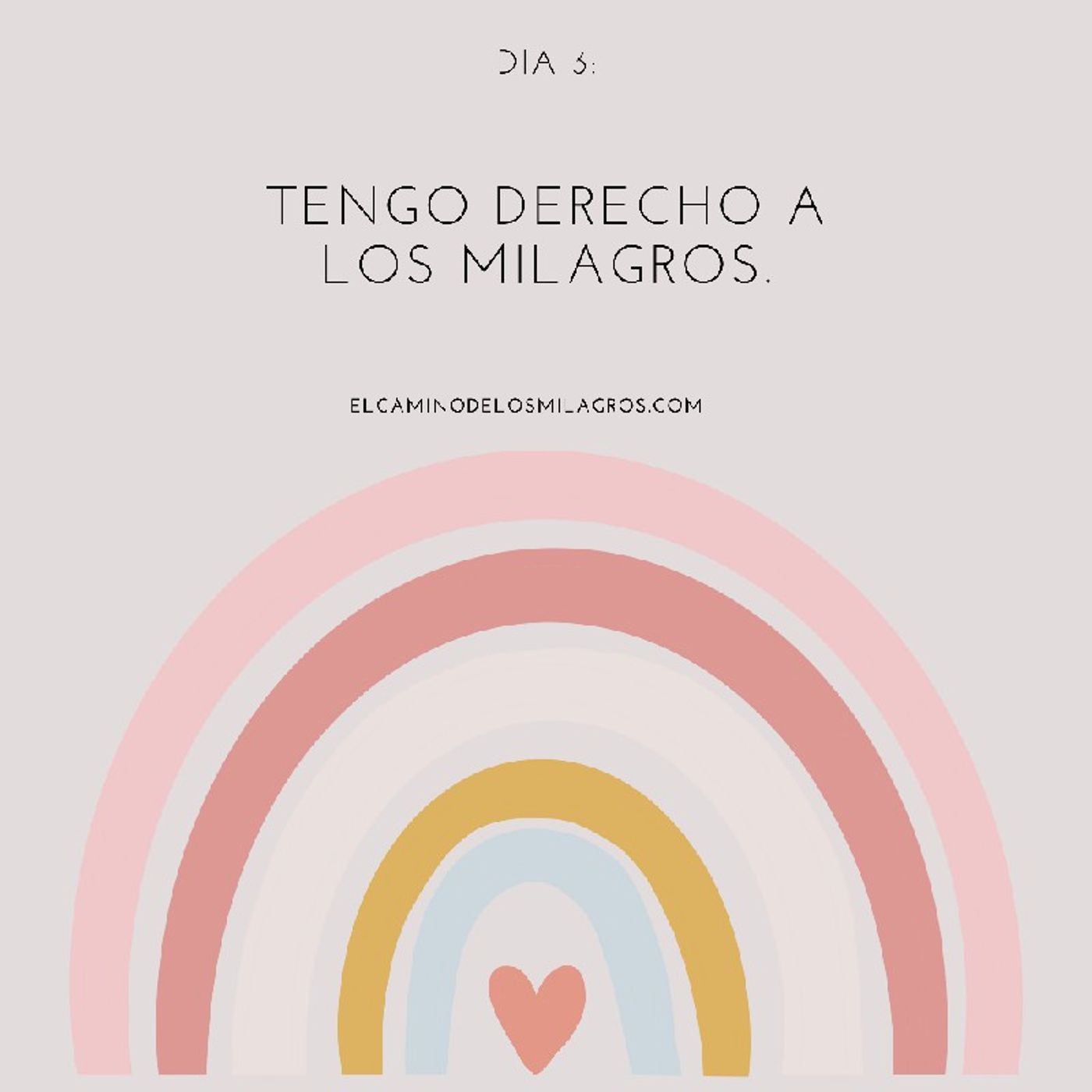Cada día, un milagro.