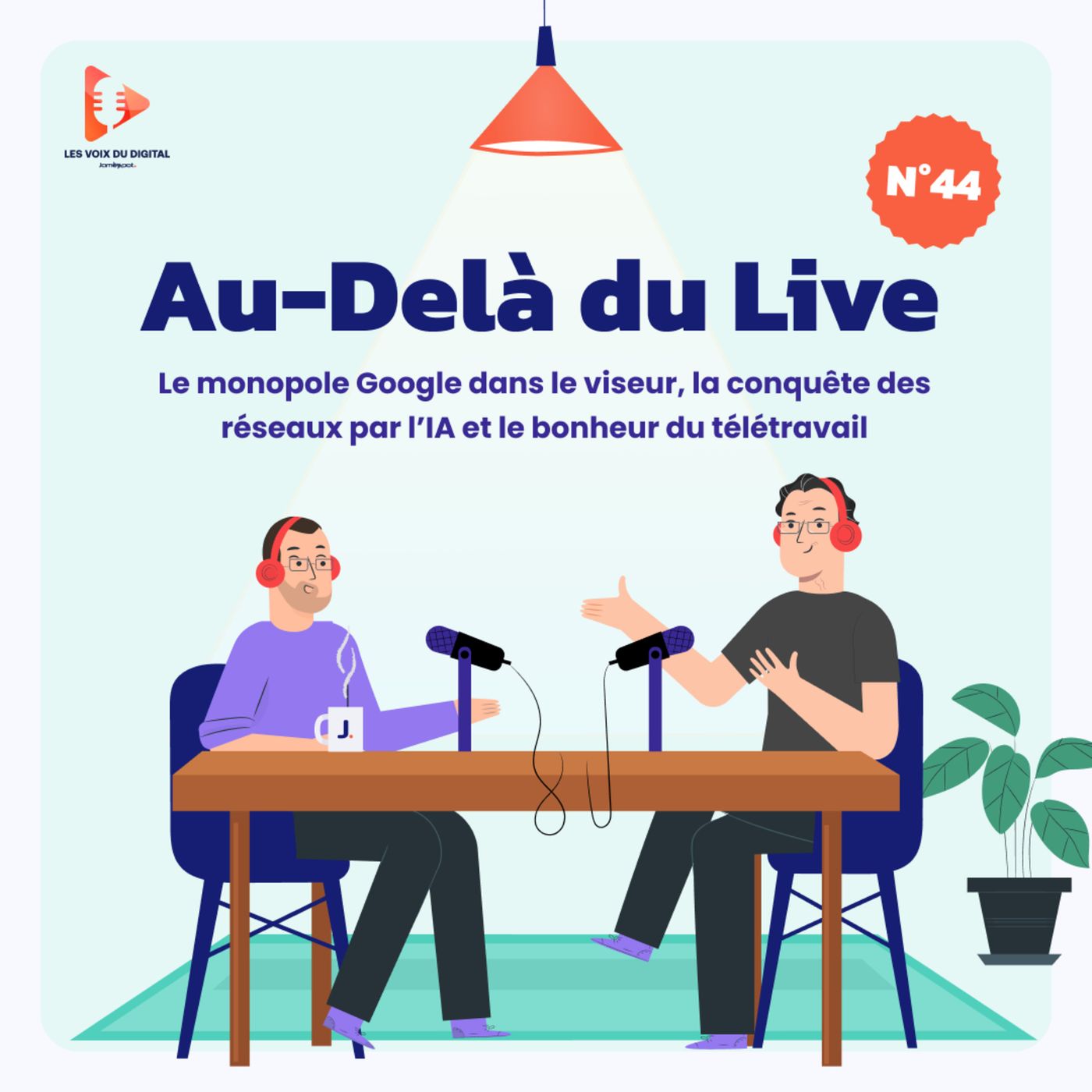 [ADDL] N°44 : Le monopole Google dans le viseur, la conquête des réseaux par l'IA et le bonheur du télétravail episode artwork