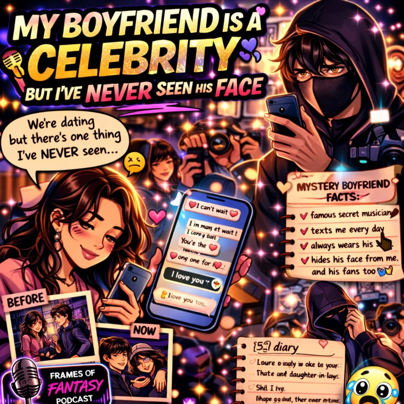 My Boyfriend Is a Celebrity, but I've Never Seen His Face| Like and subscribe