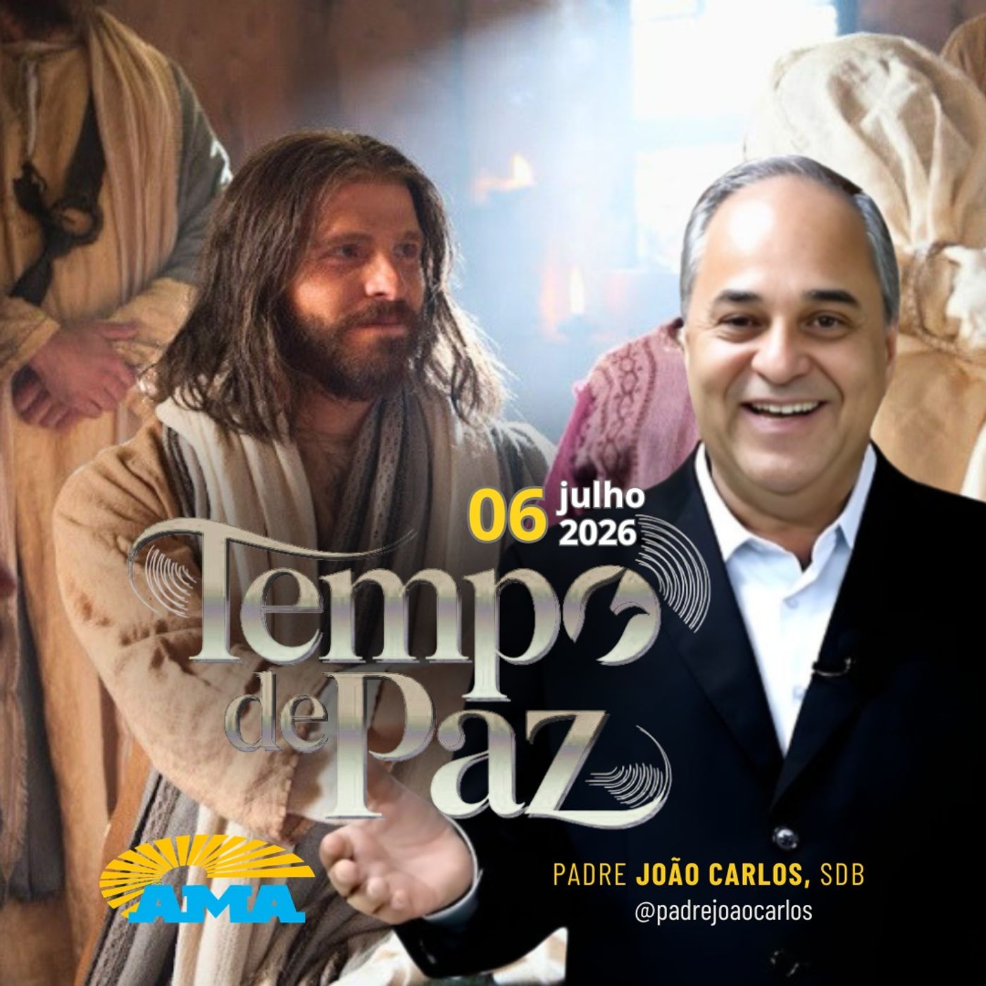 06/07/26 - Programa Padre João Carlos | Tempo de Paz episode artwork