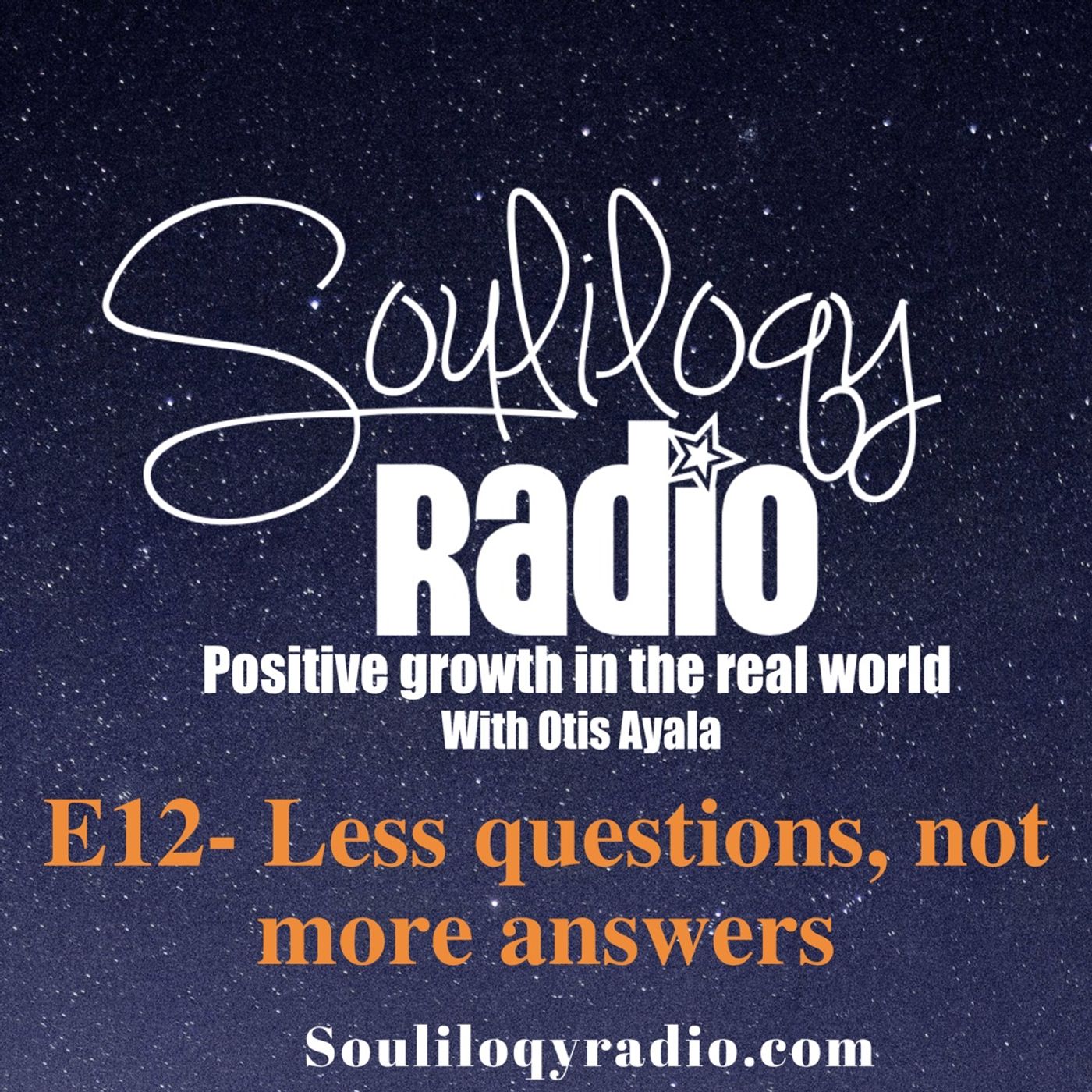 E12 Less questions not more answers