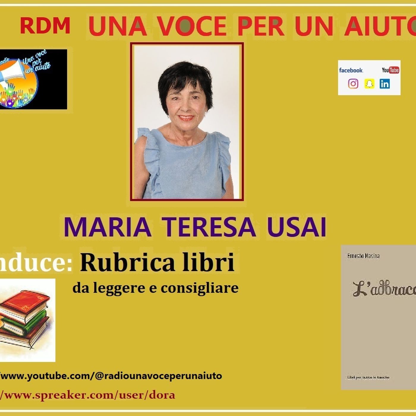 RUBRICA LIBRI: L'abbraccio di ERNESTO MASINA episode artwork