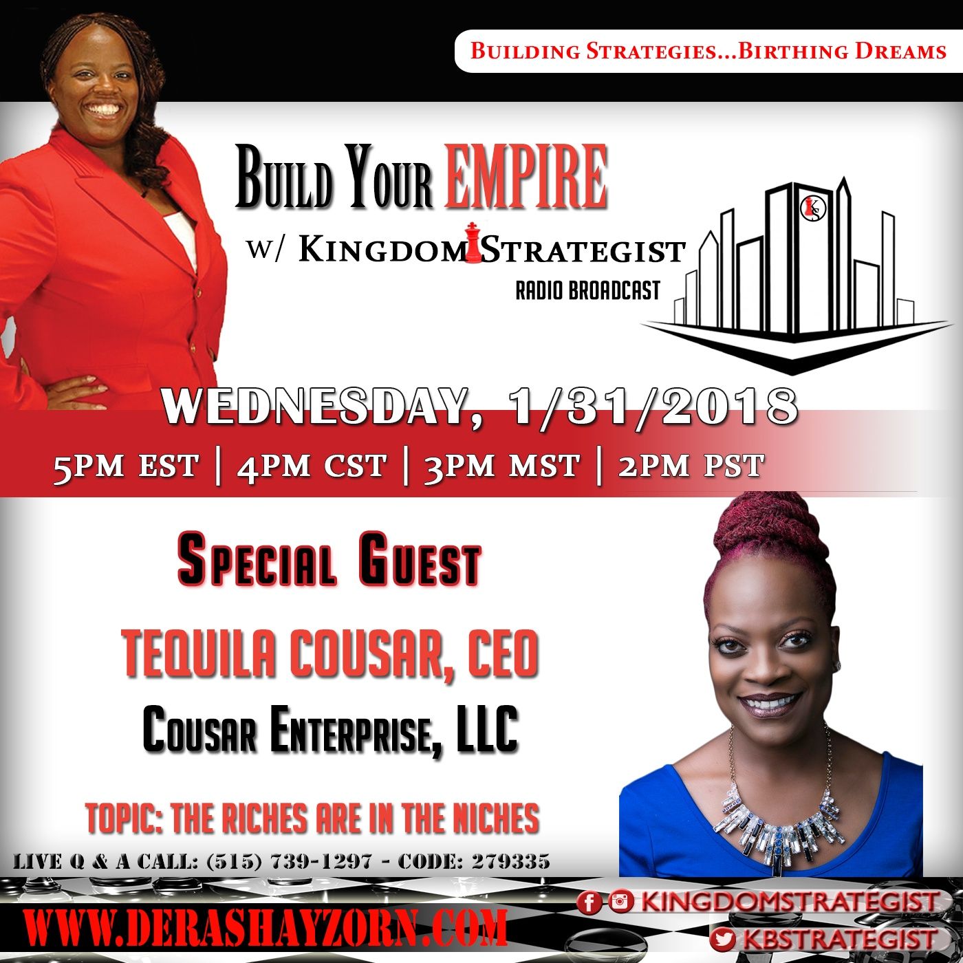 Build Your Empire w/ Kingdom Strategist feat. Tequila Cousar