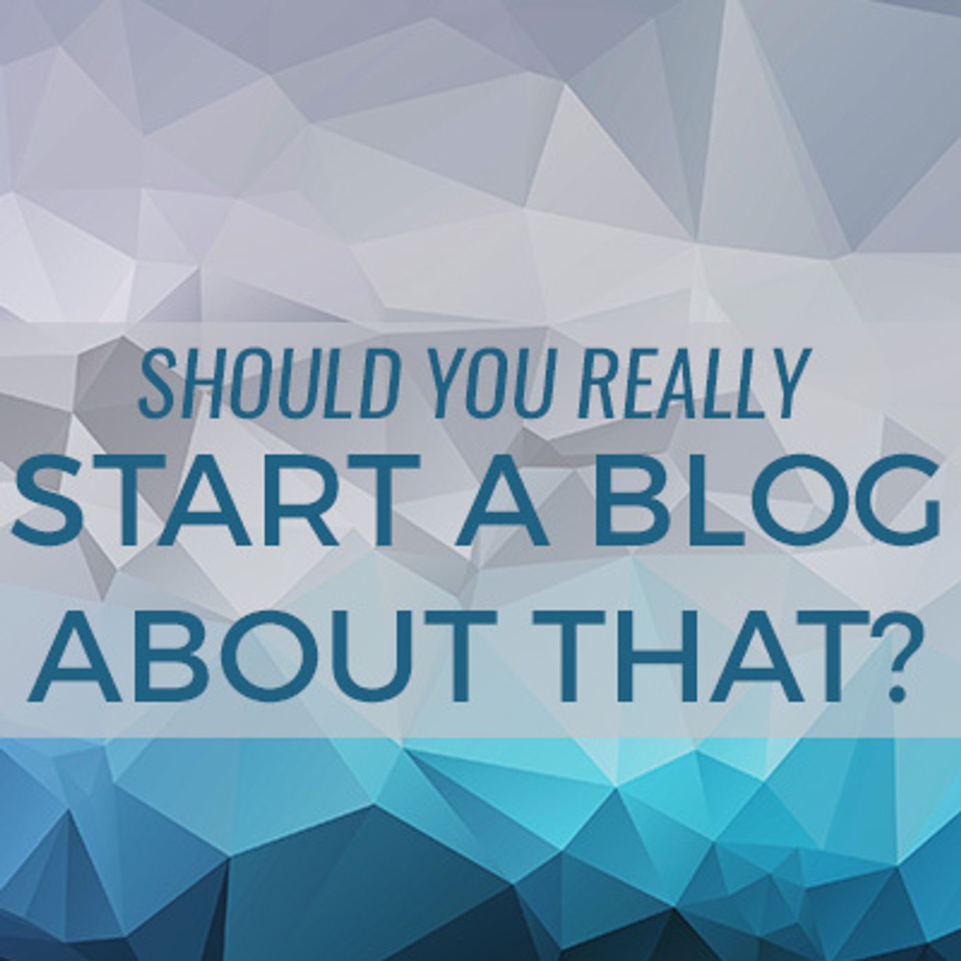 ITB B4 Is This The First Thing That You Should Do When You Want To Blog?