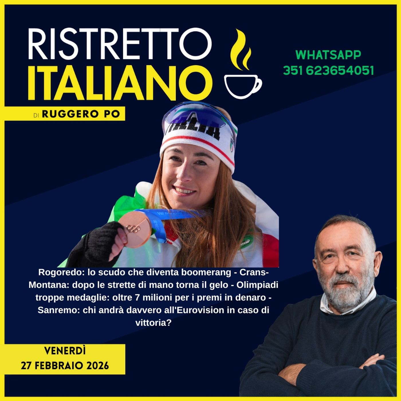 Ristretto Italiano - 27 febbraio 2026 episode artwork