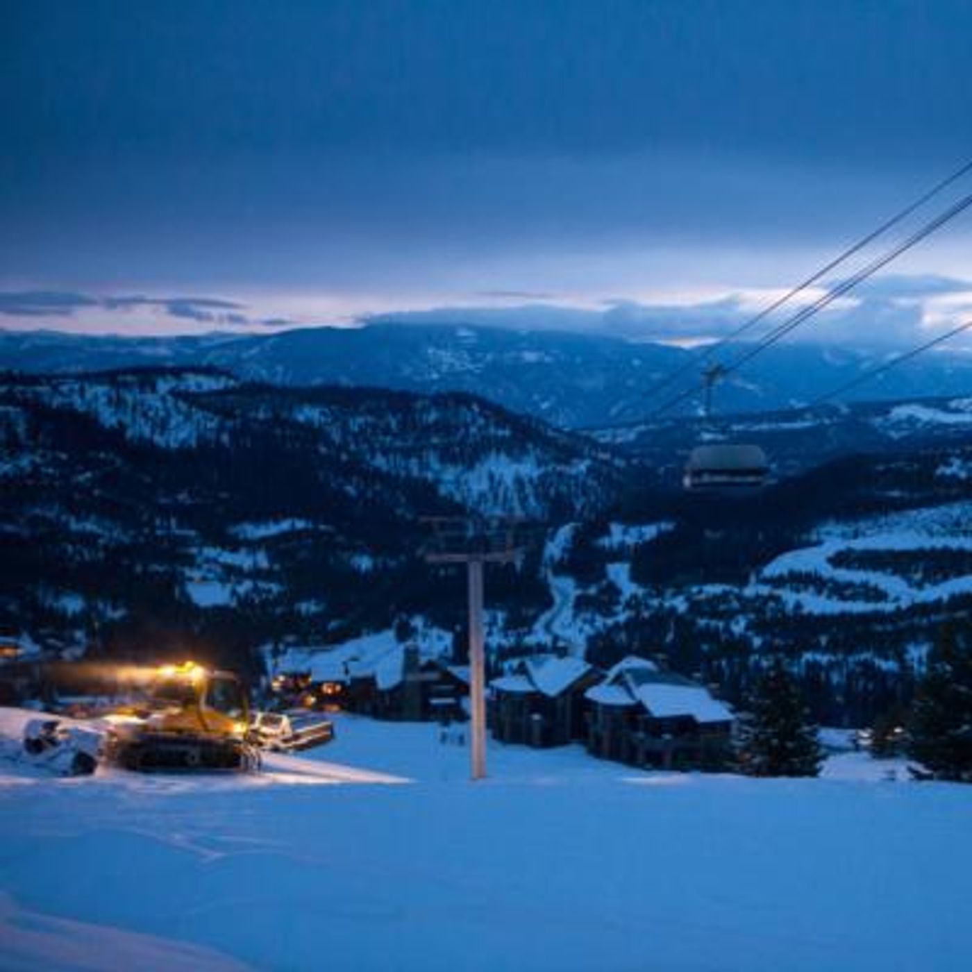 Ski Slope at Night - 10 Hours Sleep Sound