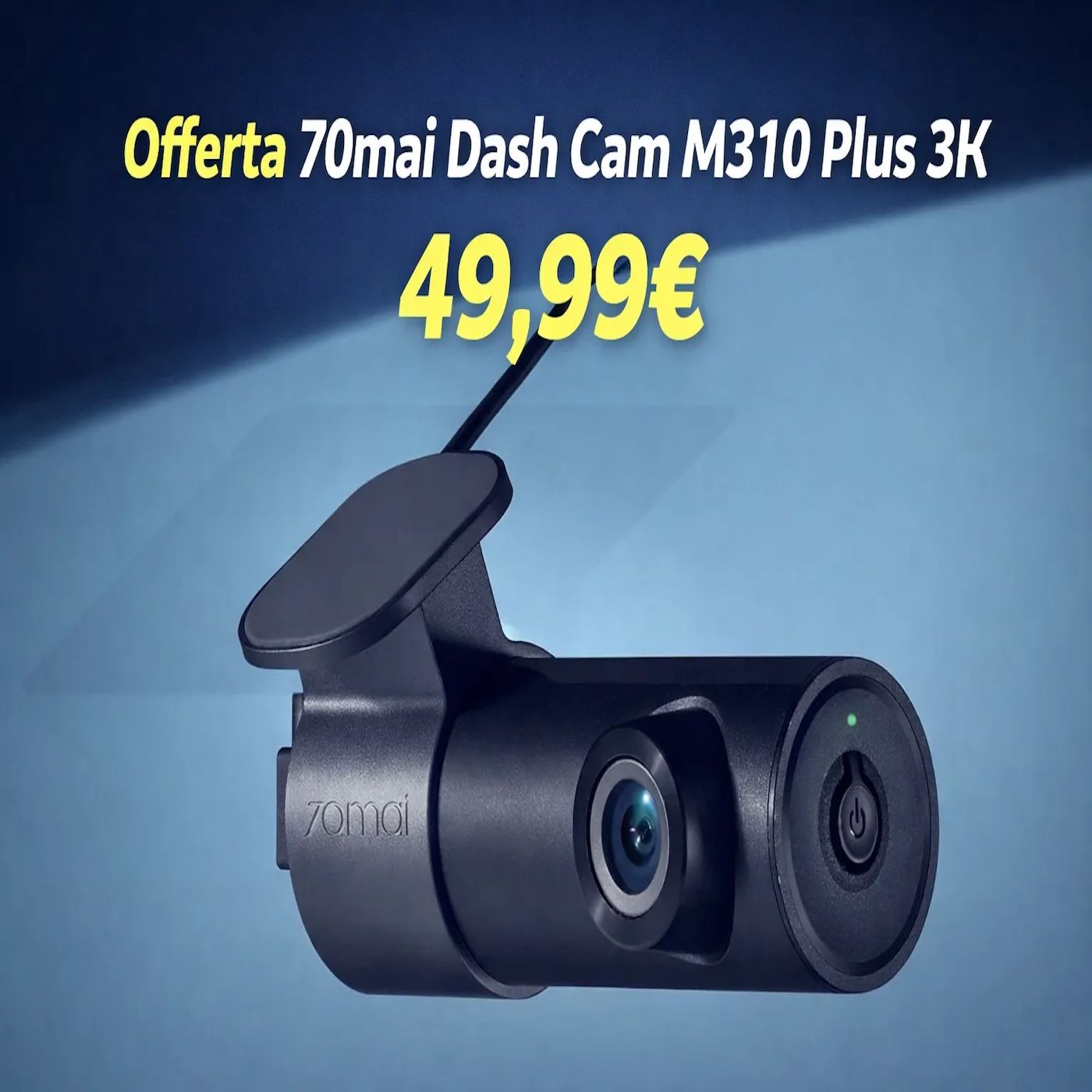 70mai Dash Cam M310 Plus 3K in offerta a 49,99€ episode artwork