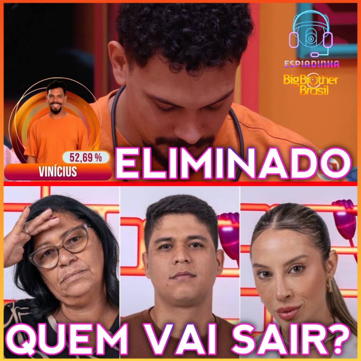 Guilherme, Joselma ou Renata, quem vai SAIR? + Vinicius é ELIMINADO + Renata já é a Campeã?| BBB 25