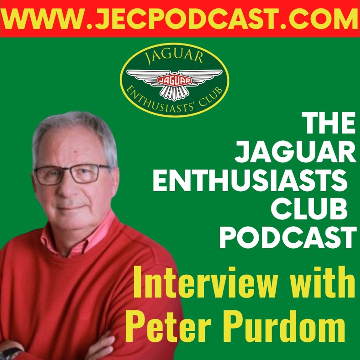 Episode 39: The E-type, Murray Walker and former JEC Chairman, Peter Purdom episode artwork