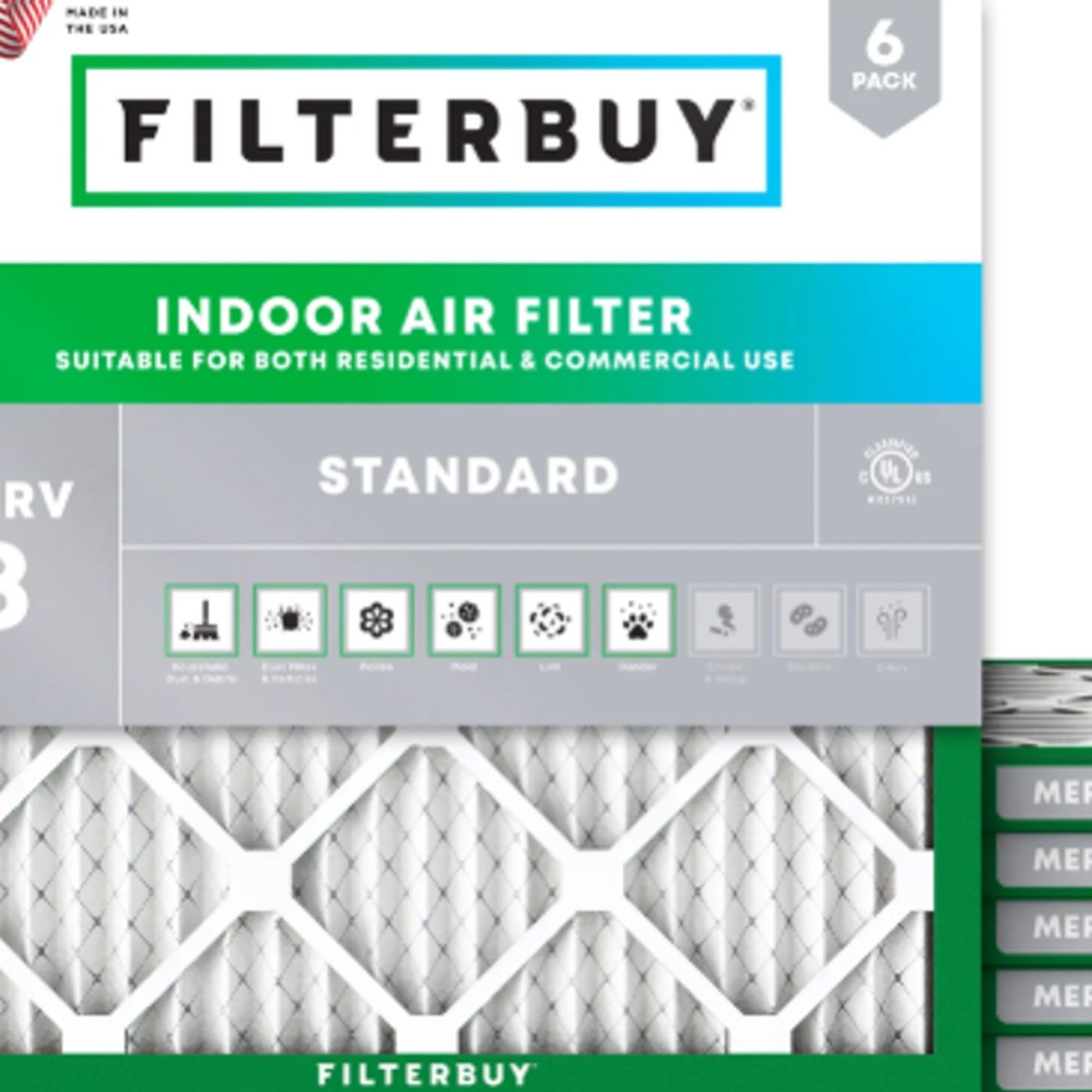 Best MERV 8 11.5x11.5x1 Furnace & HVAC Air Conditioner Filters