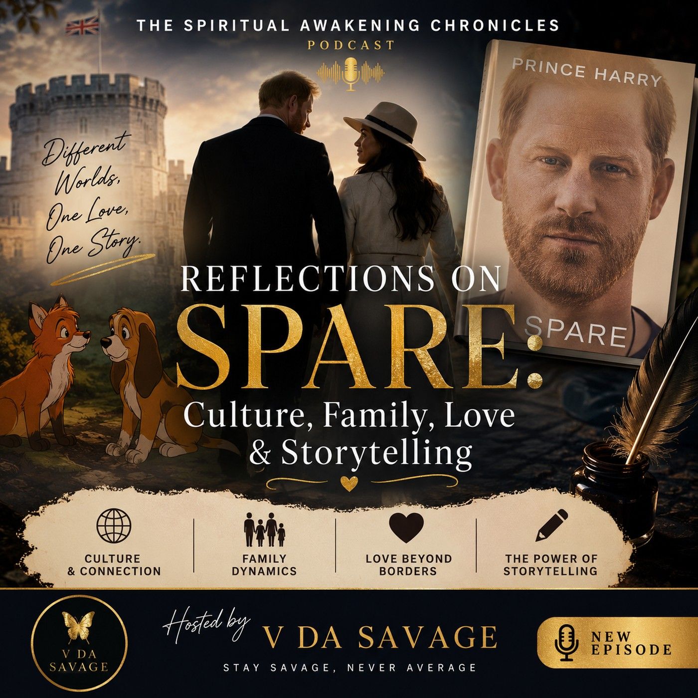 The Spiritual Awakening Chronicles
Reflections on Spare: Culture, Family, Love & Storytelling episode artwork