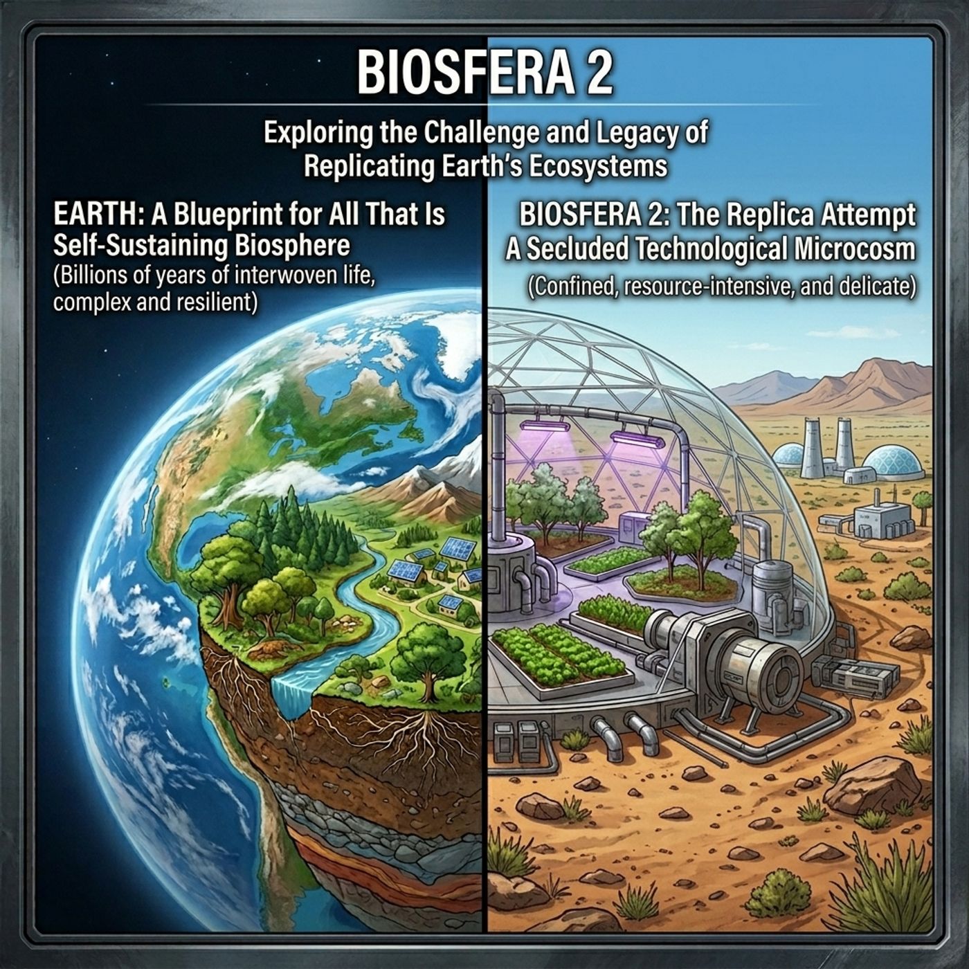 Otto scienziati in trappola: il fallimento di Biosfera 2 episode artwork