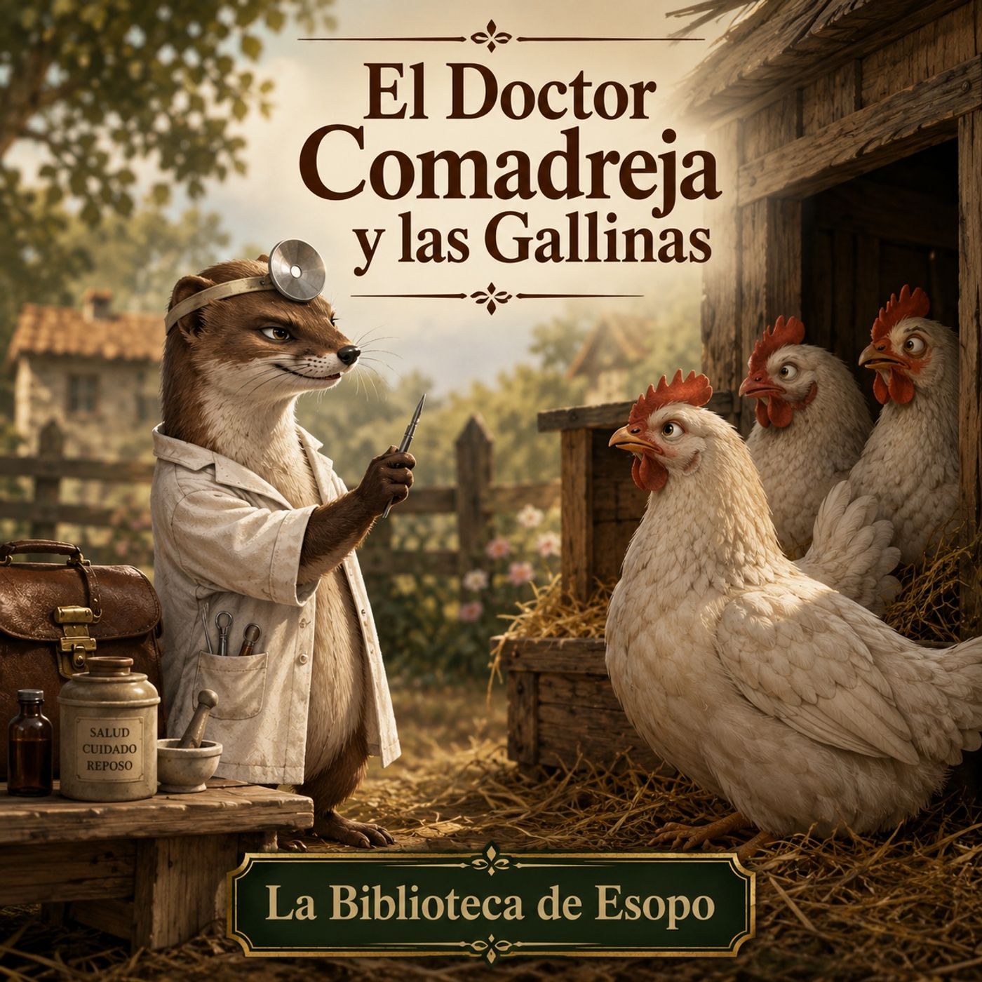 007 - El Doctor Comadreja y las Gallinas Audiolibro - Esopo episode artwork