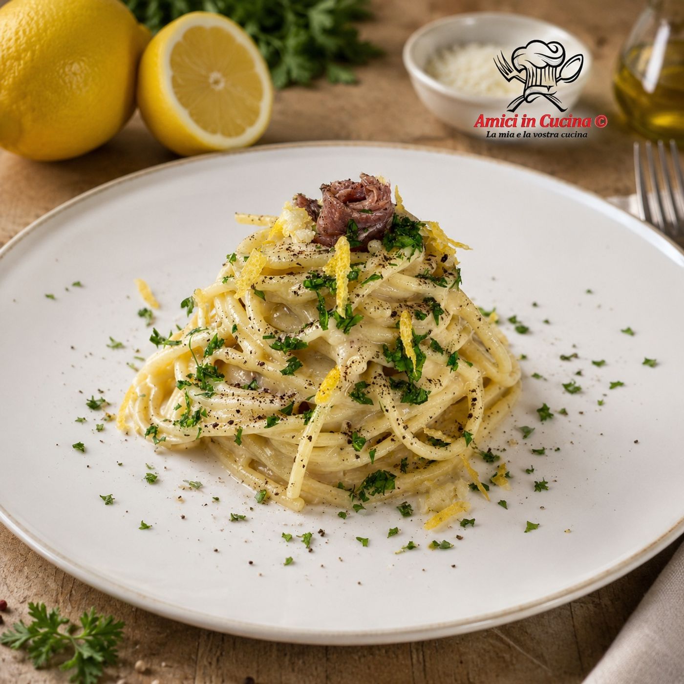 Spaghetti Burro, Alici e Limone: Ricetta Cremosa e Profumata Pronta in 15 Minuti episode artwork