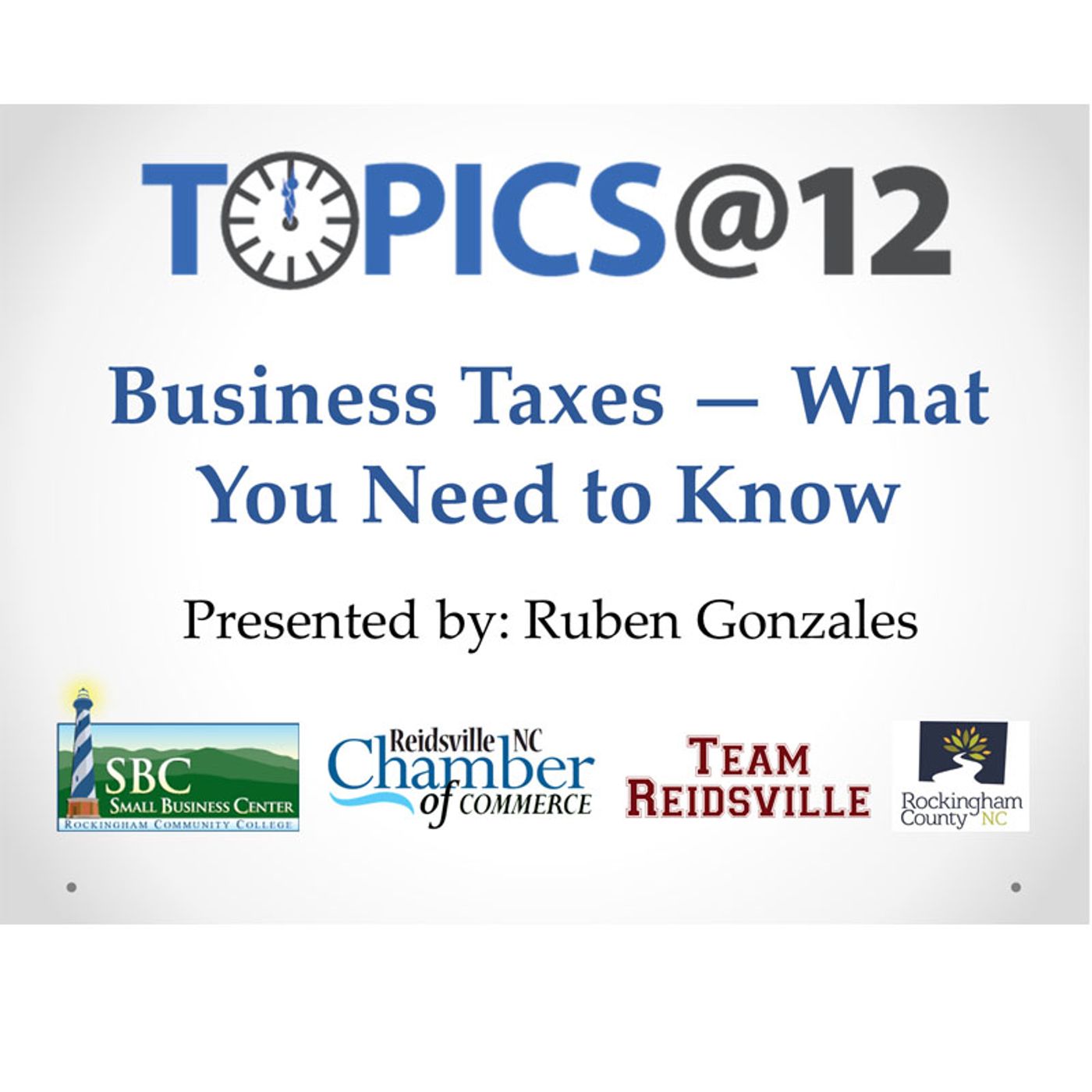 The Reidsville Chamber News & Views Show