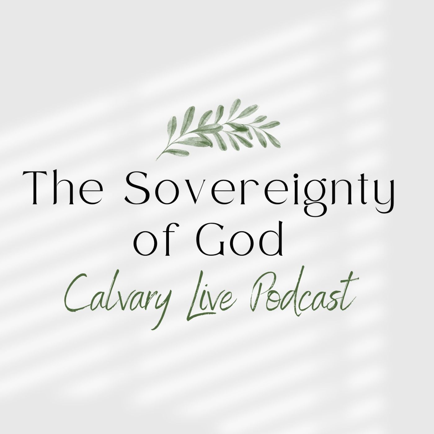 Pastor Hanscom: The Sovereignty of God. Wed May 4, 2022.