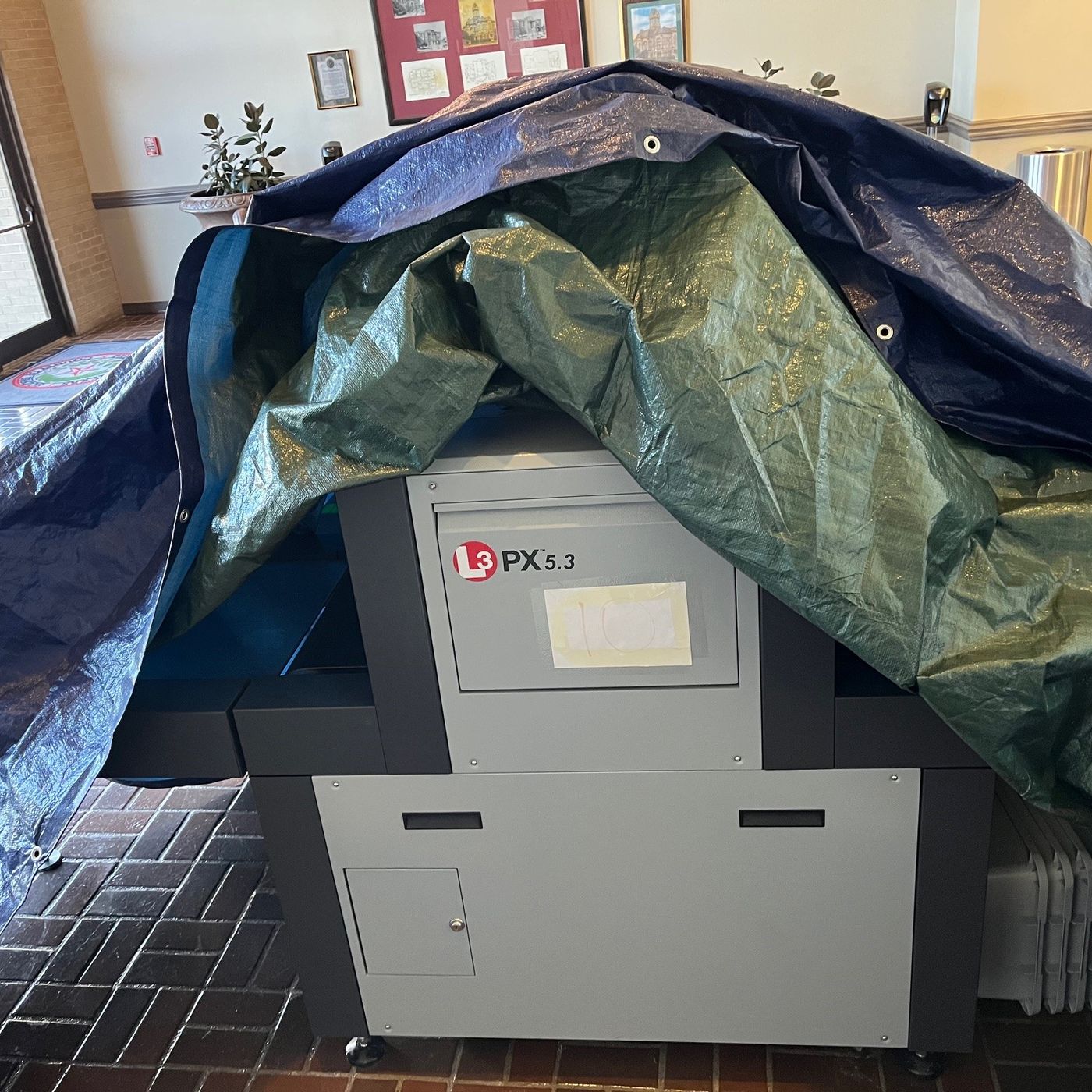 Brazos County commissioners sell an x-ray security screening machine to Burleson County for one dollar episode artwork