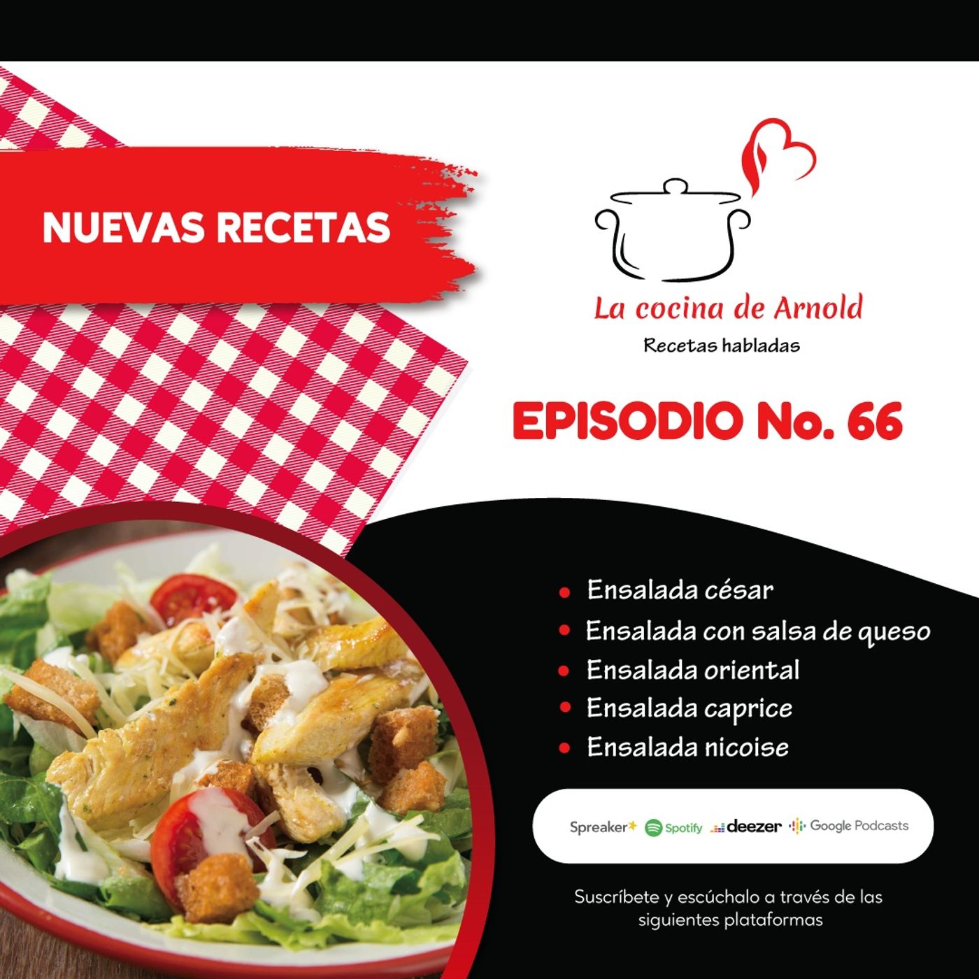 La cocina de Arnold, recetas habladas