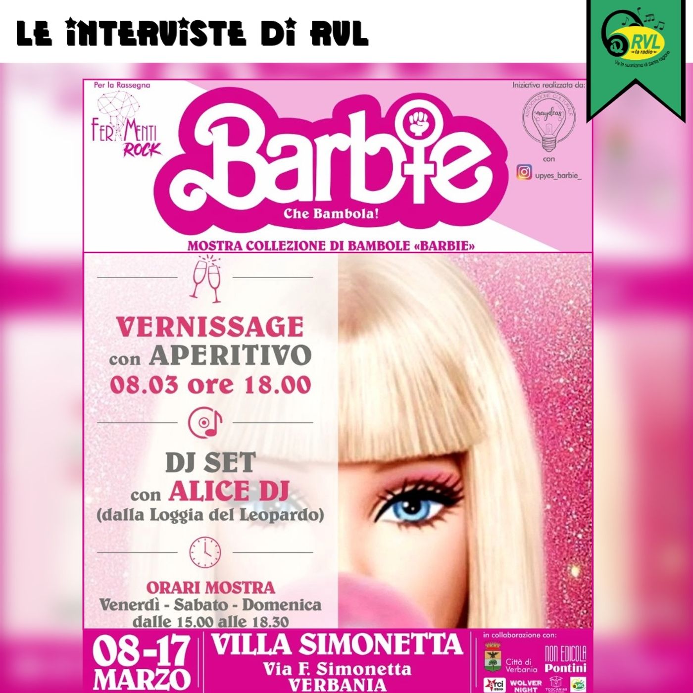🎙️ 𝐒𝐮𝐬𝐢 𝐑𝐞𝐧𝐞𝐬𝐭𝐨 presenta la mostra "Barbie, che bambola!" episode artwork
