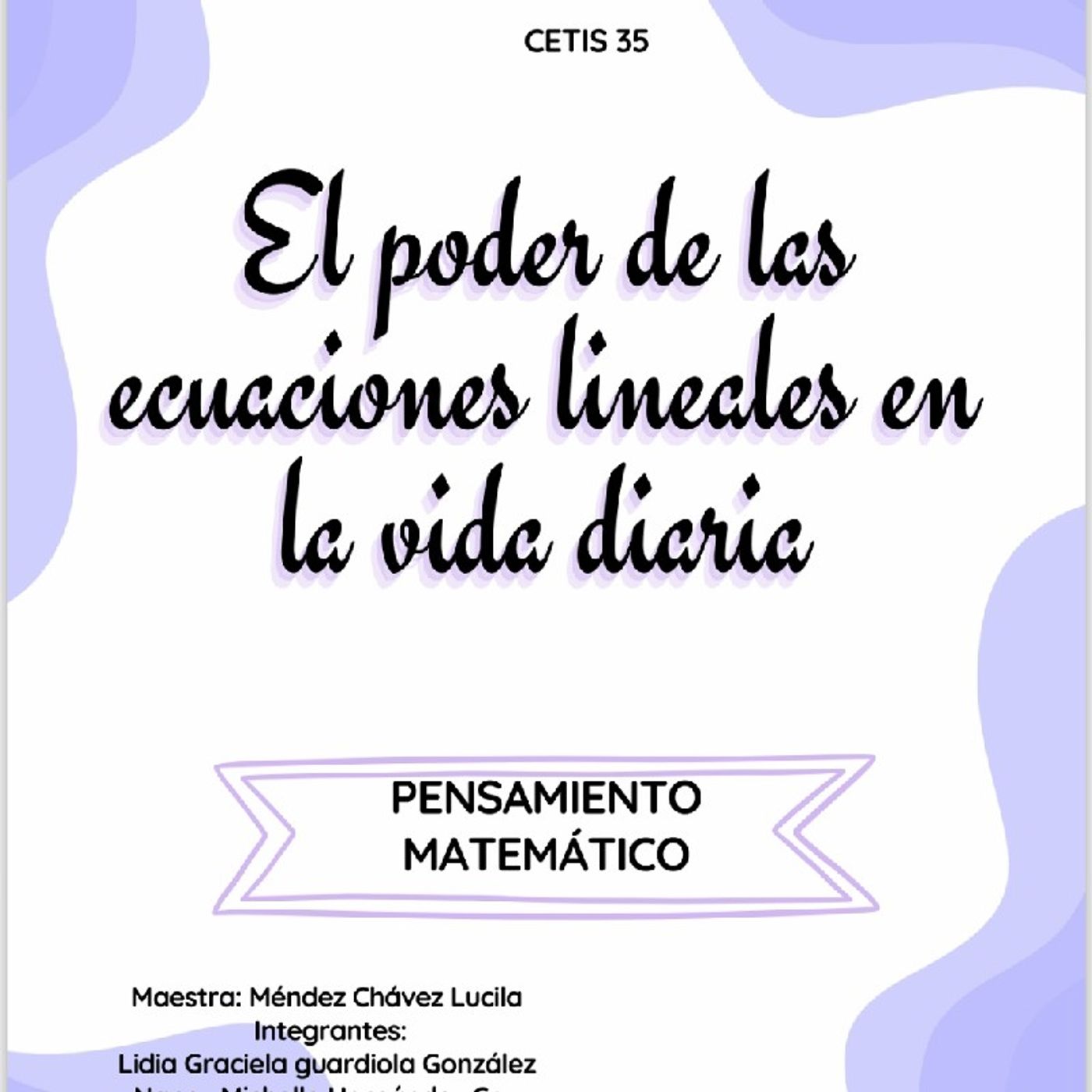 El poder de las ecuaciones lineales en la vida cotidiana episode artwork