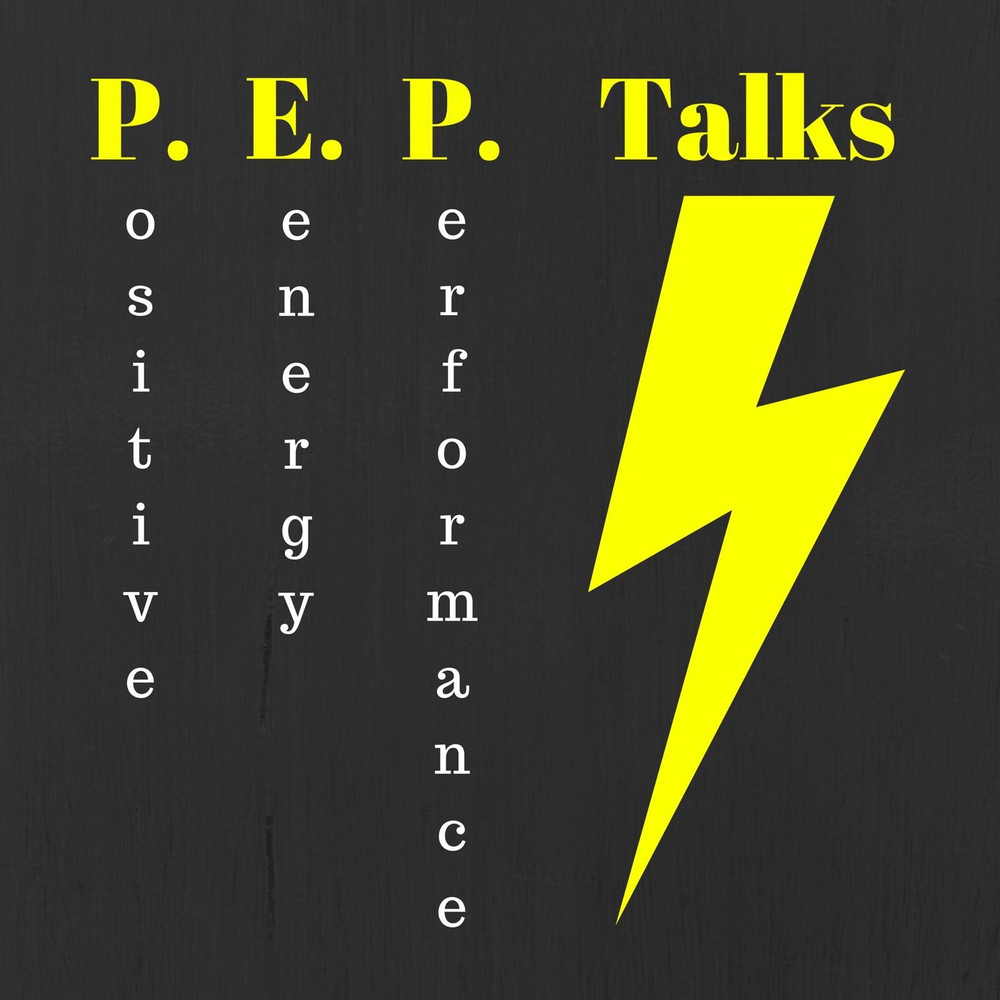 P.E.P. Talks podcast artwork