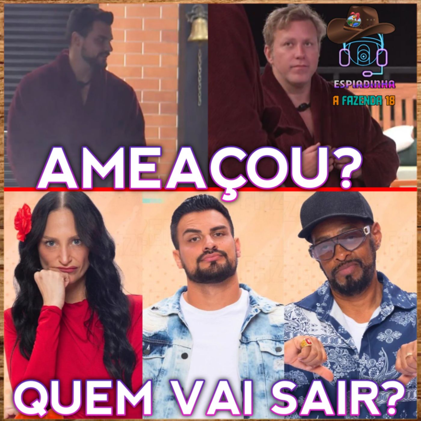 ARIELA, THAÍDE OU RENÊ, QUEM SAI? + JOTTAPÊ FAZENDEIRO + RENÊ AMEAÇOU O SERGINHO? | A Fazenda 18