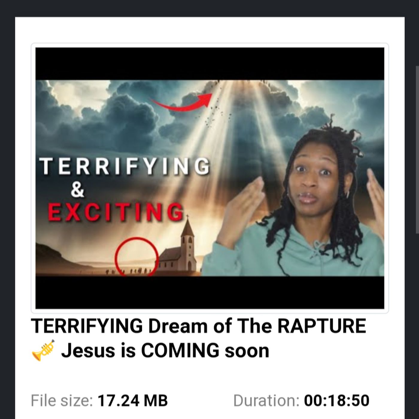 TERRIFYING Dream of The RAPTURE 🎺 Jesus is COMING soon episode artwork