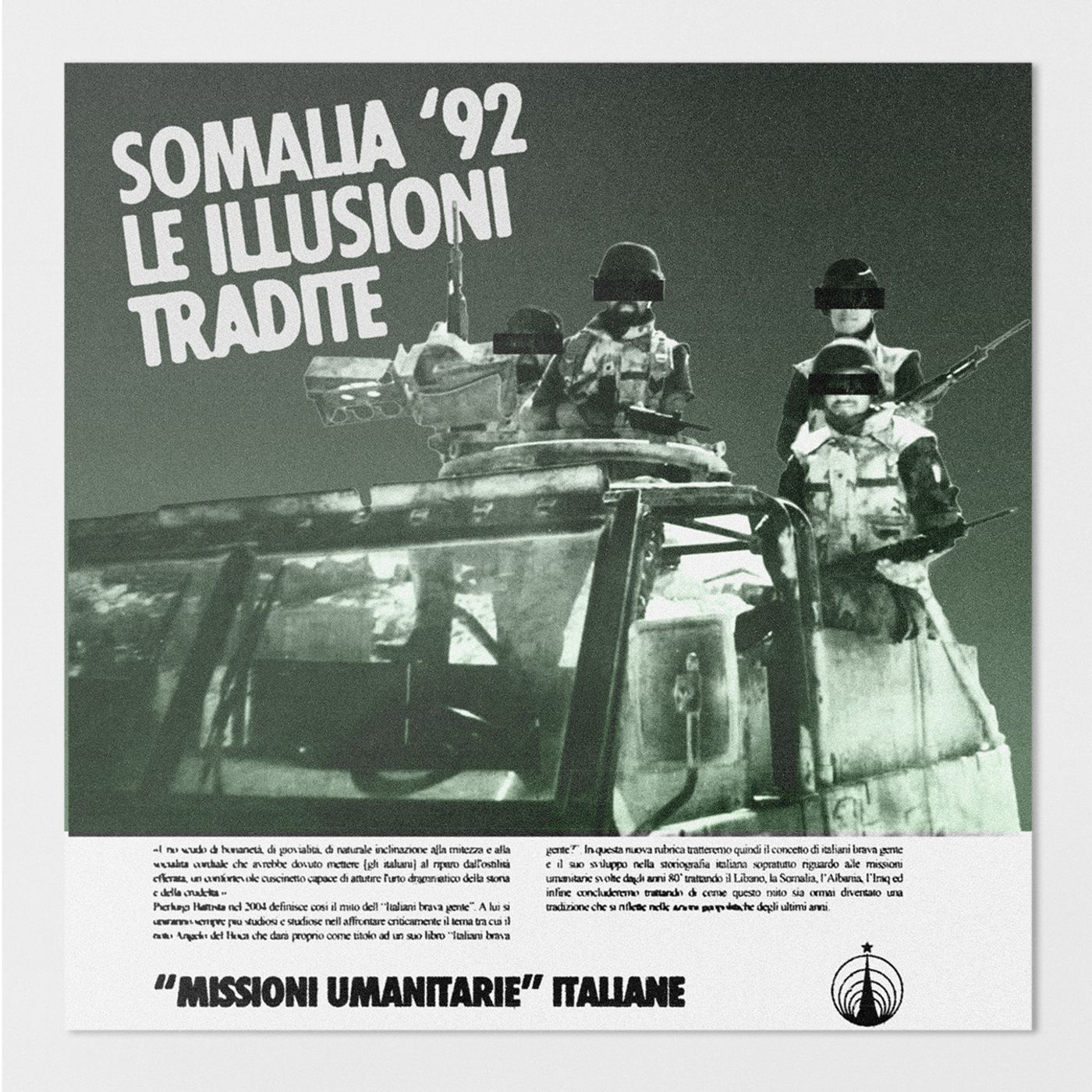 SOMALIA '92 - Le illusioni tradite [MISSIONI UMANITARIE ITALIANE Ep. 3] episode artwork