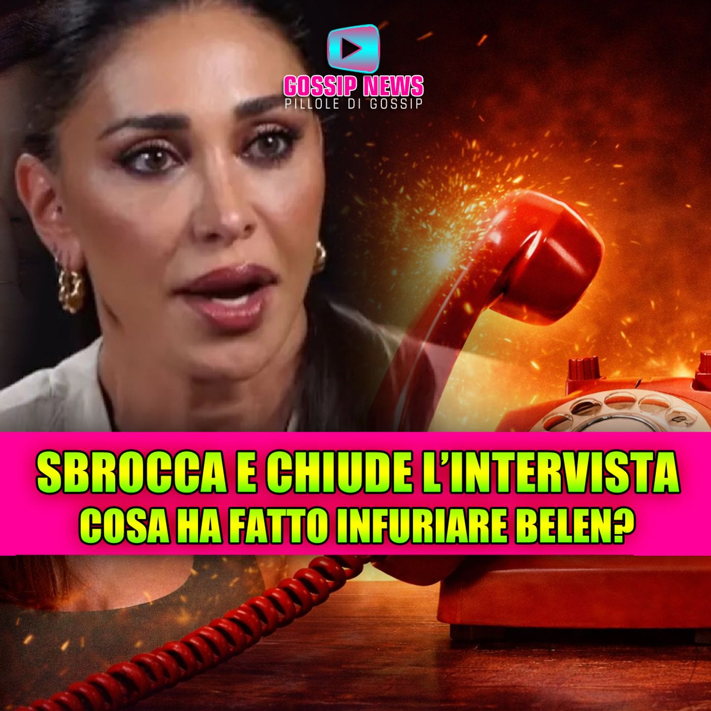 Belén Rodriguez sbrocca e chiude l’intervista: cosa l’ha fatta infuriare in diretta