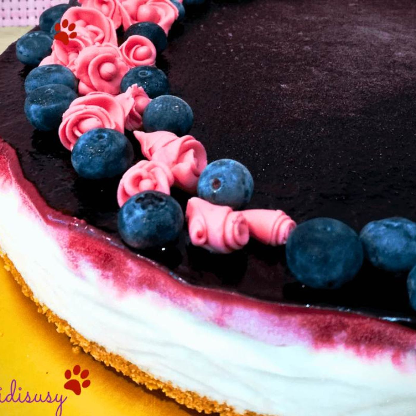 Cheesecake ai mirtilli