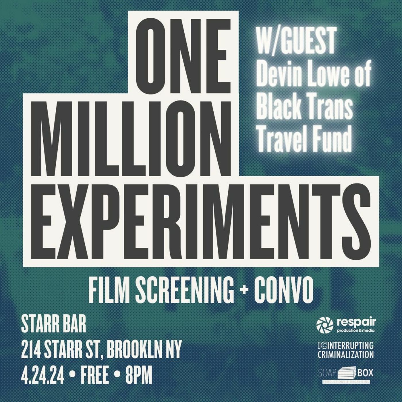 1ME PSA - NYC Screening on 4/24 and more!