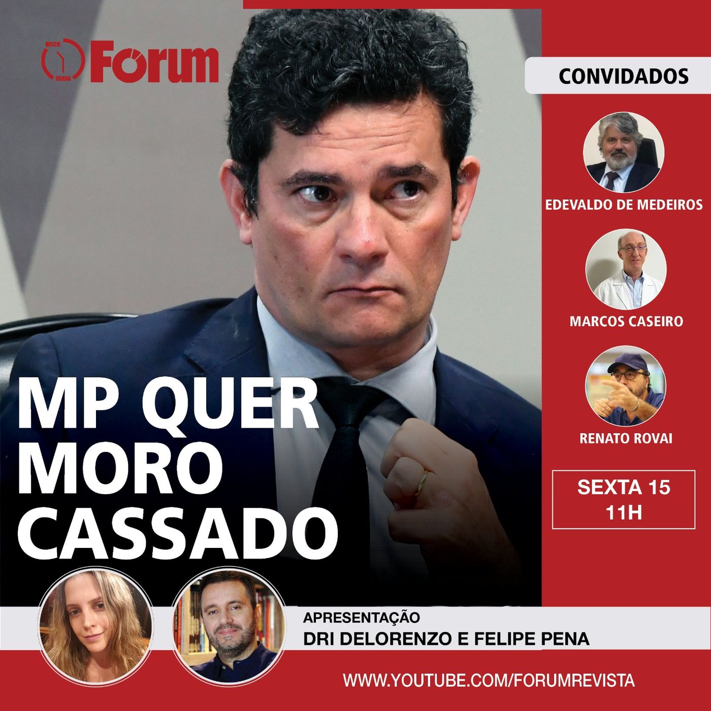 MP do Paraná pede cassação de Moro | Queiroz reclama de "ingratidão" do clã Bolsonaro episode artwork