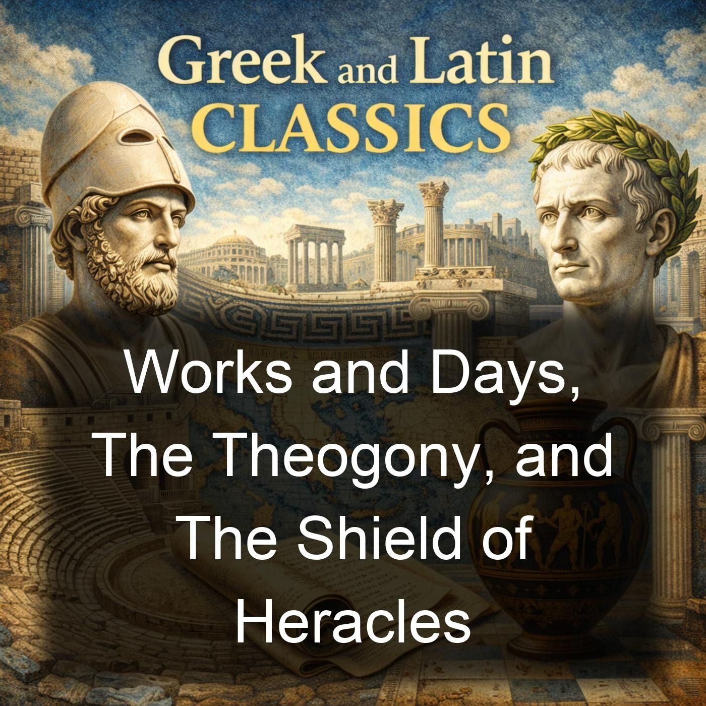 Works and Days, The Theogony, and The Shield of Heracles cover art