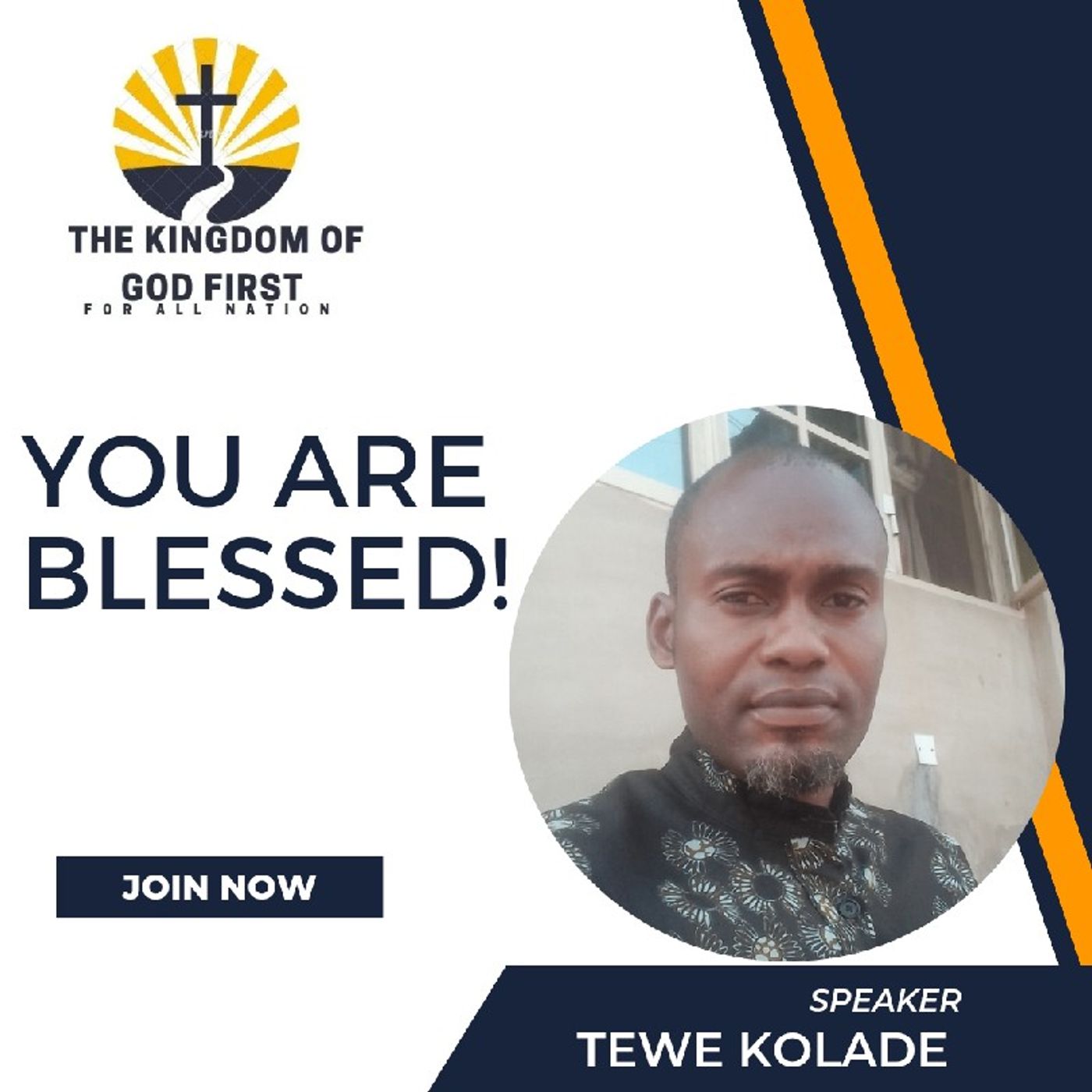 YOU ARE BLESSED!