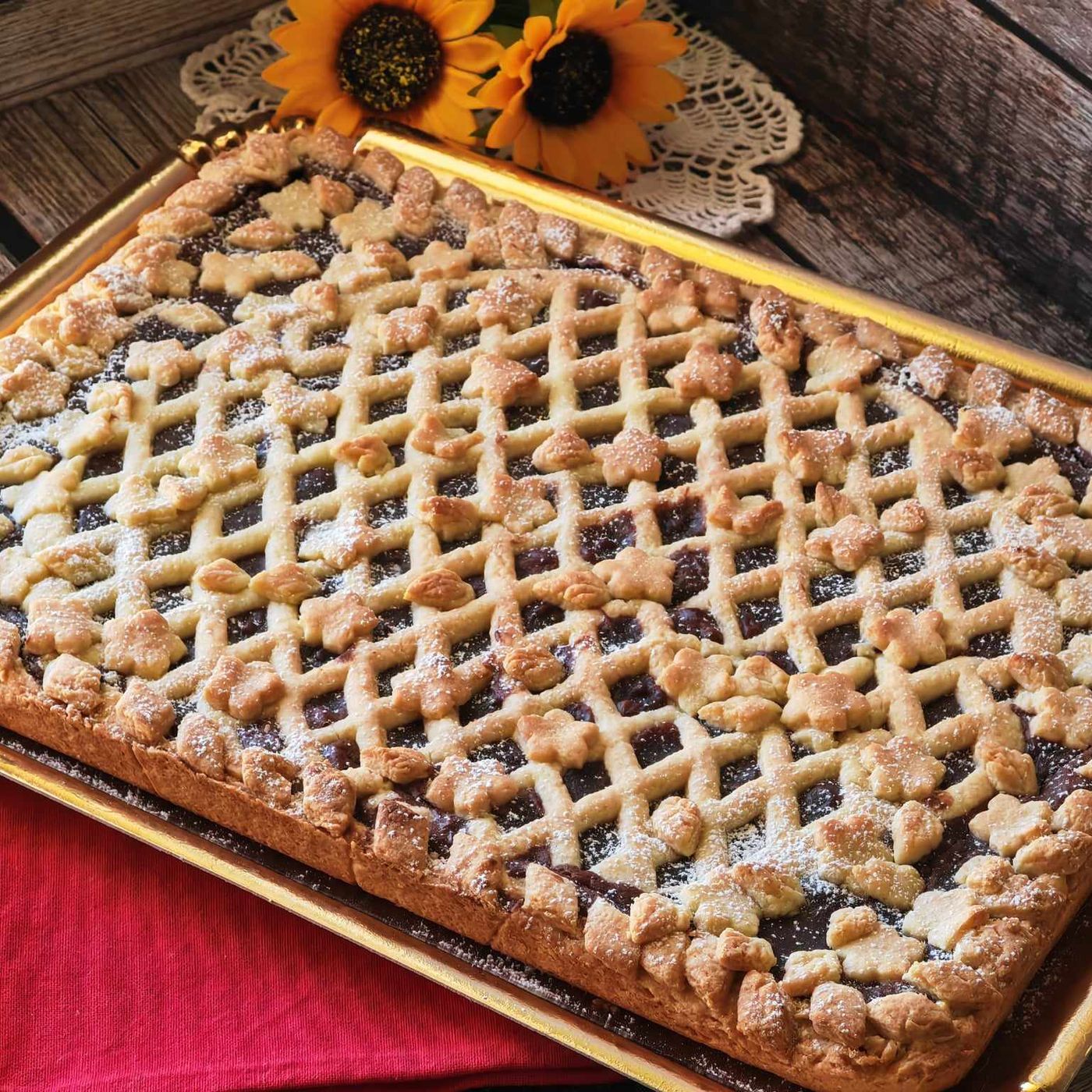 Crostata rettangolare grande