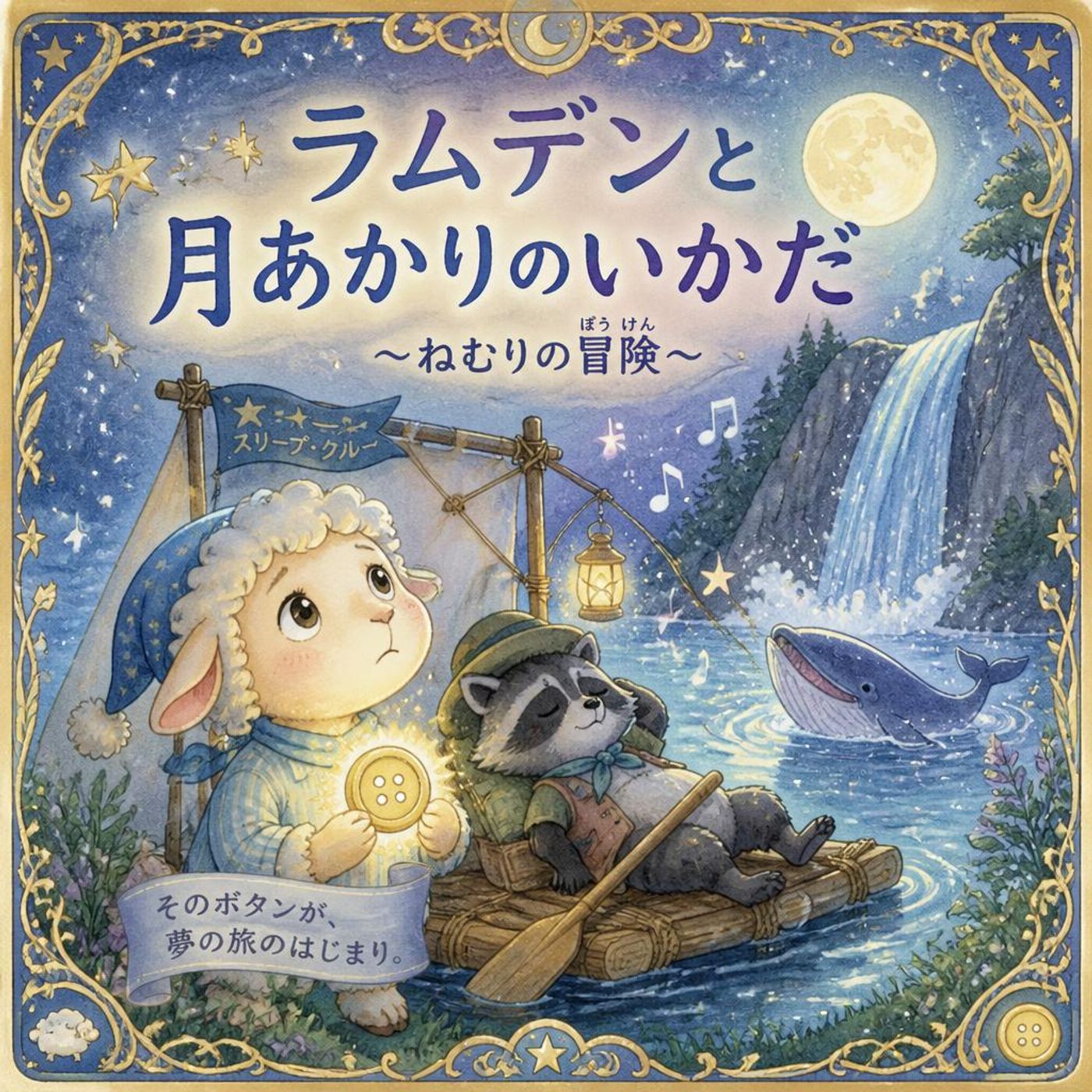 【動物の物語】ヒツジのラムデンと滝の上のゆらゆらイカダ episode artwork