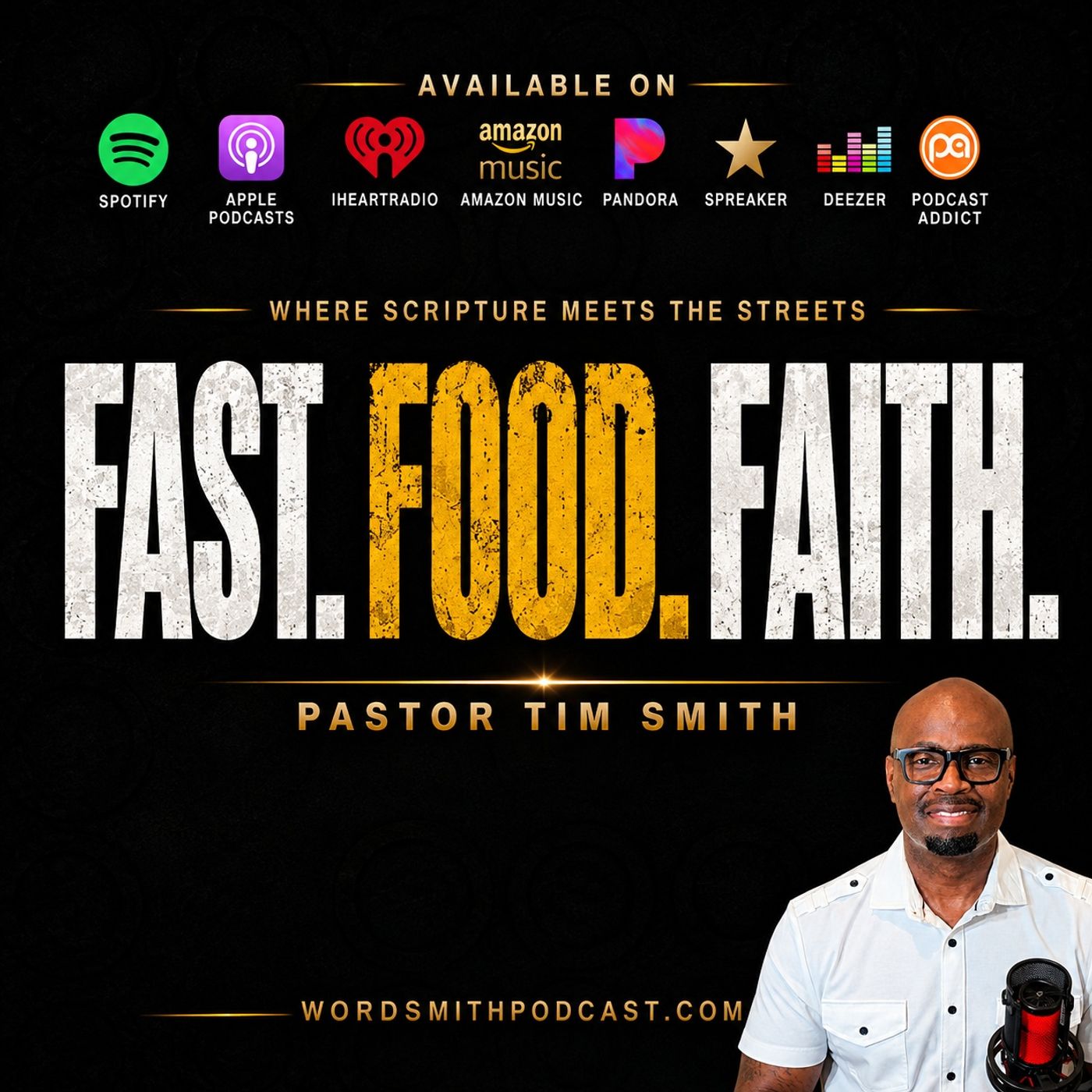 "Fast. Food. Faith."