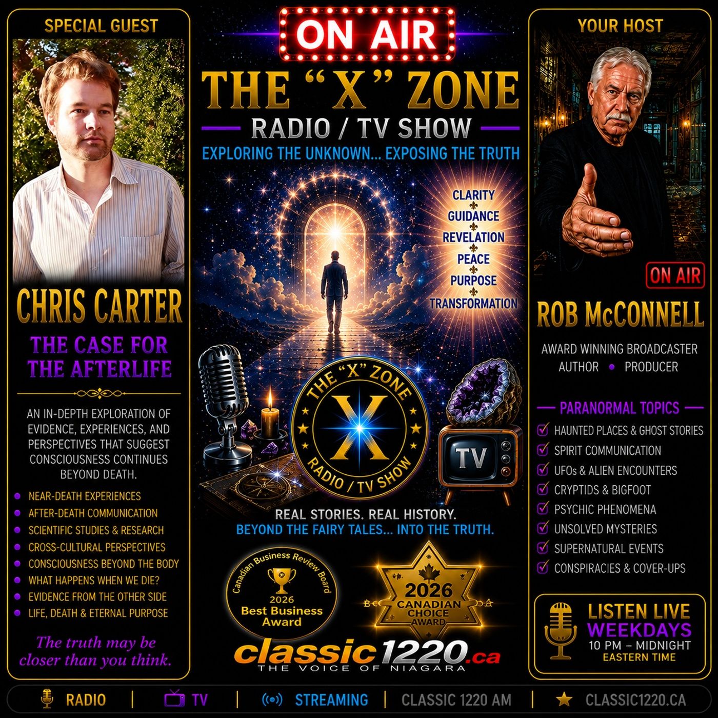 Rob McConnell Interviews - CHRIS CARTER - The Case For The Afterlife episode artwork
