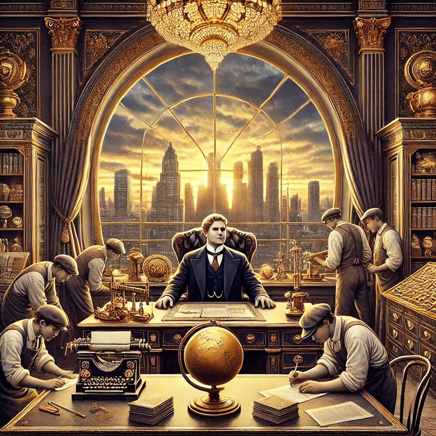 "When a man tells you that he got rich through hard work, ask him- ‘Whose?’” episode artwork