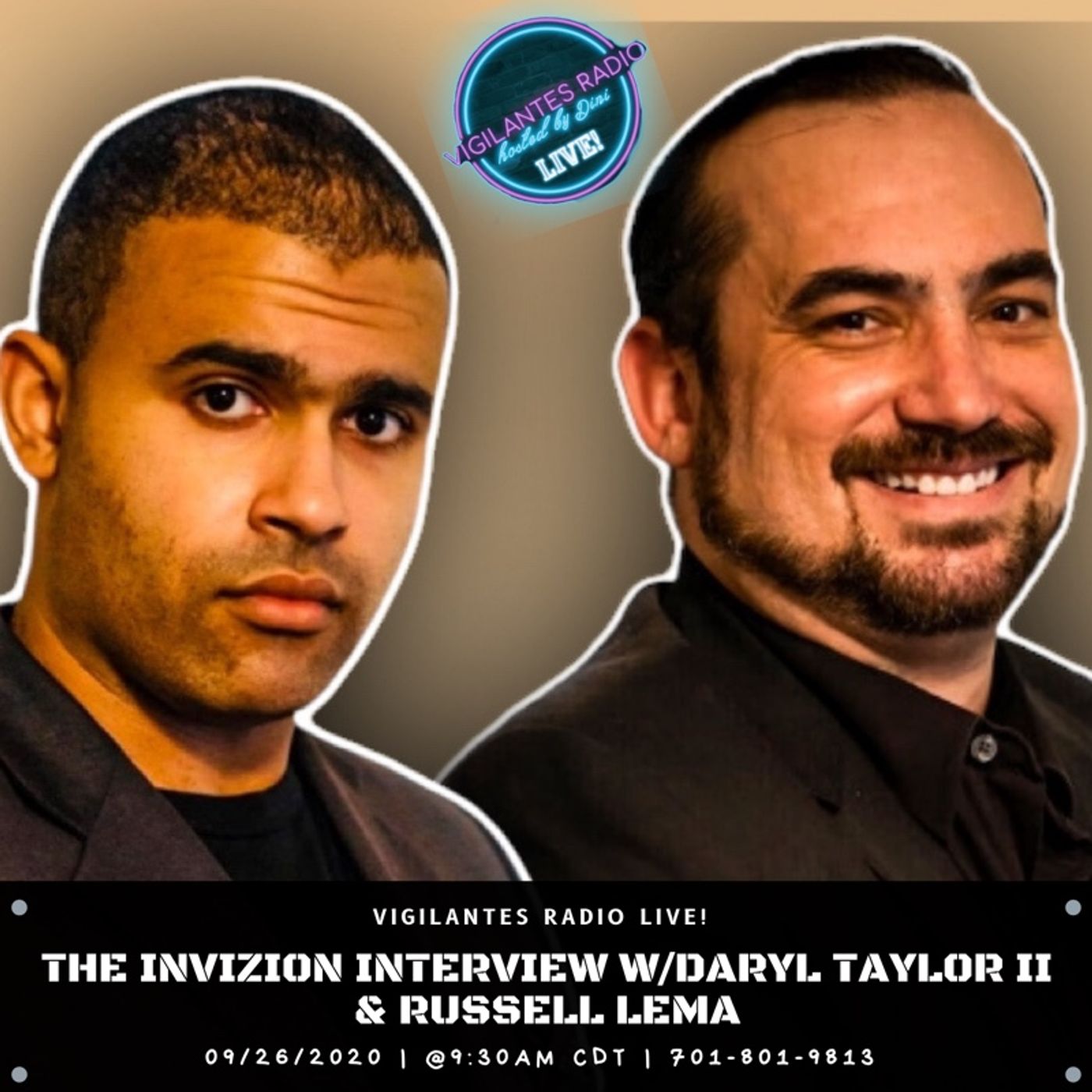The Invizion Interview w/Daryl Taylor II & Russell Lema. Image