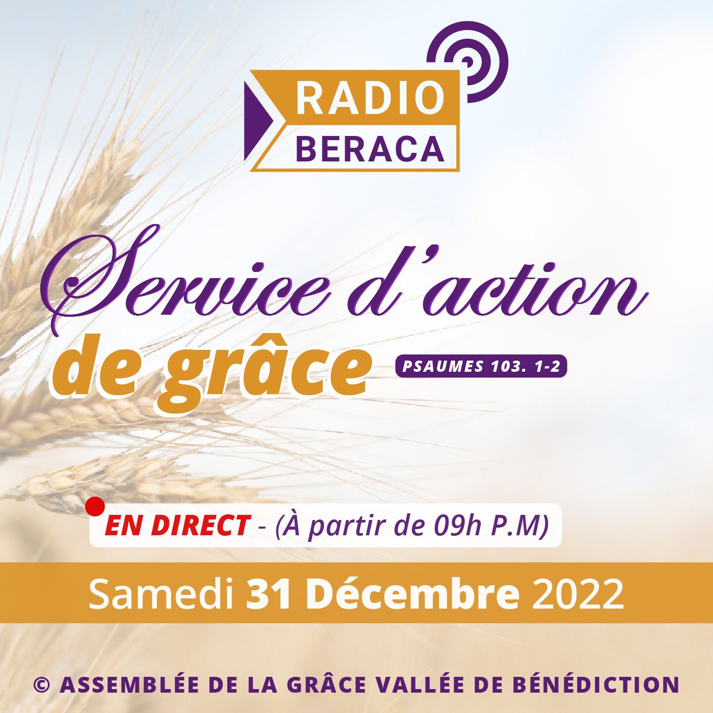 Samedi 31 décembre 2022.- Service d'action de grace__Part 2 episode artwork