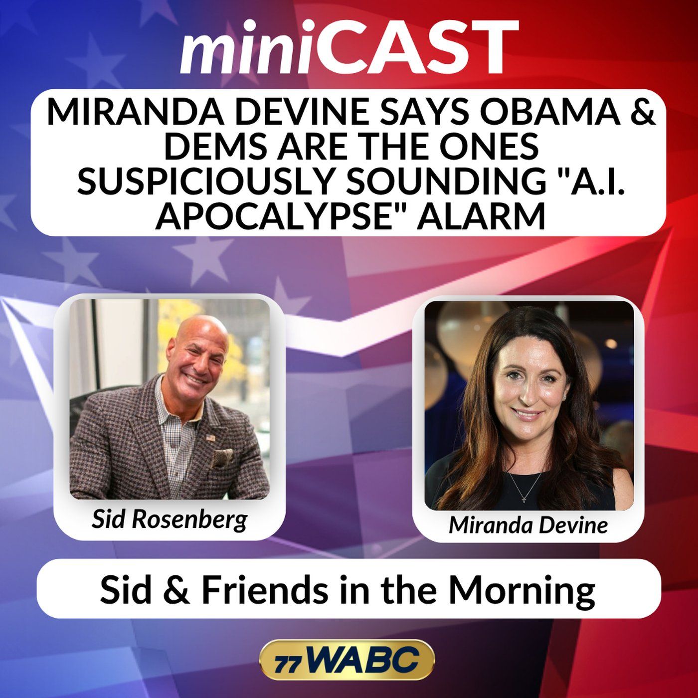 Miranda Devine Says Obama & Dems Are the Ones Suspiciously Sounding "A.I. Apocalypse" Alarm episode artwork