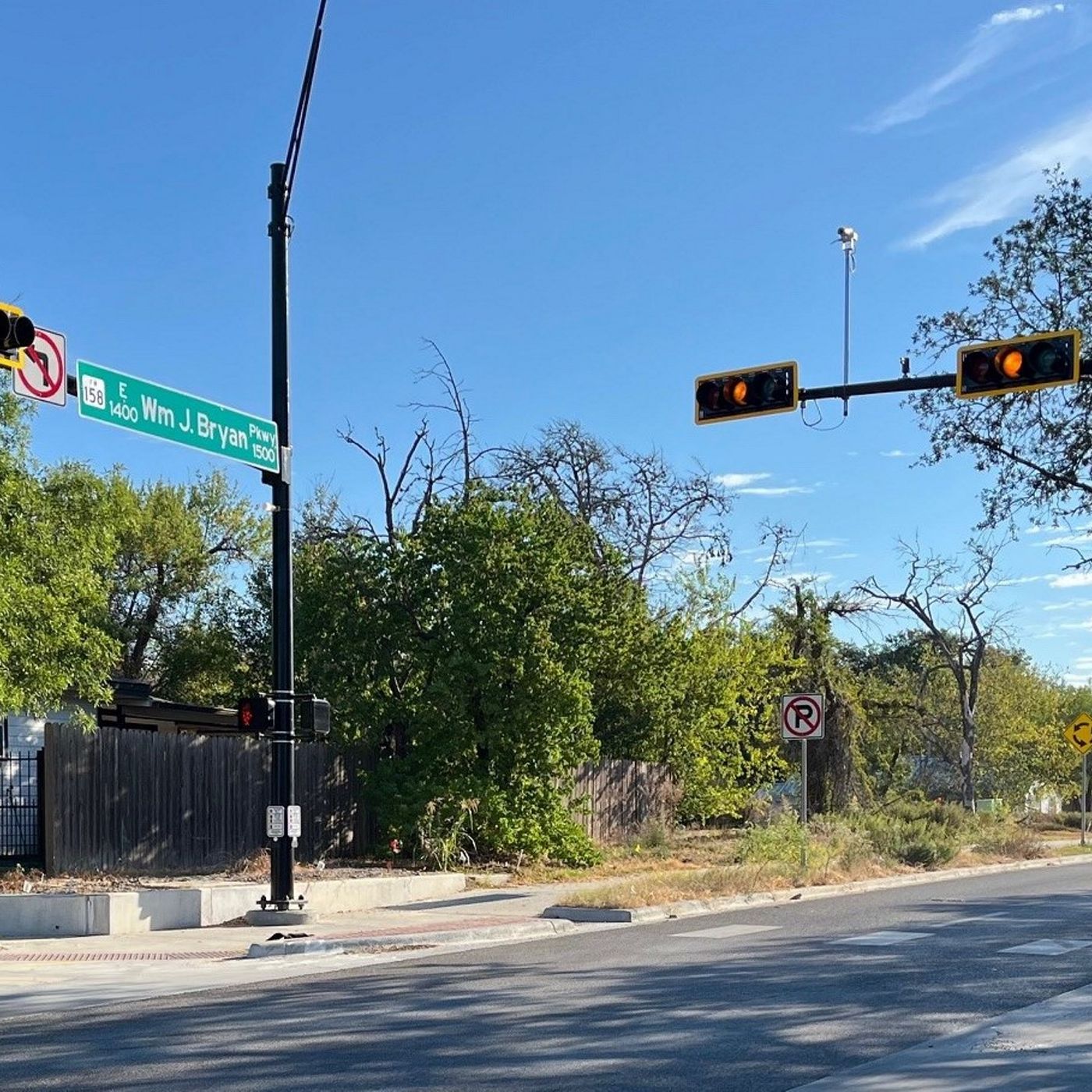 New traffic signals are activated in the William Joel Bryan Parkway construction zone