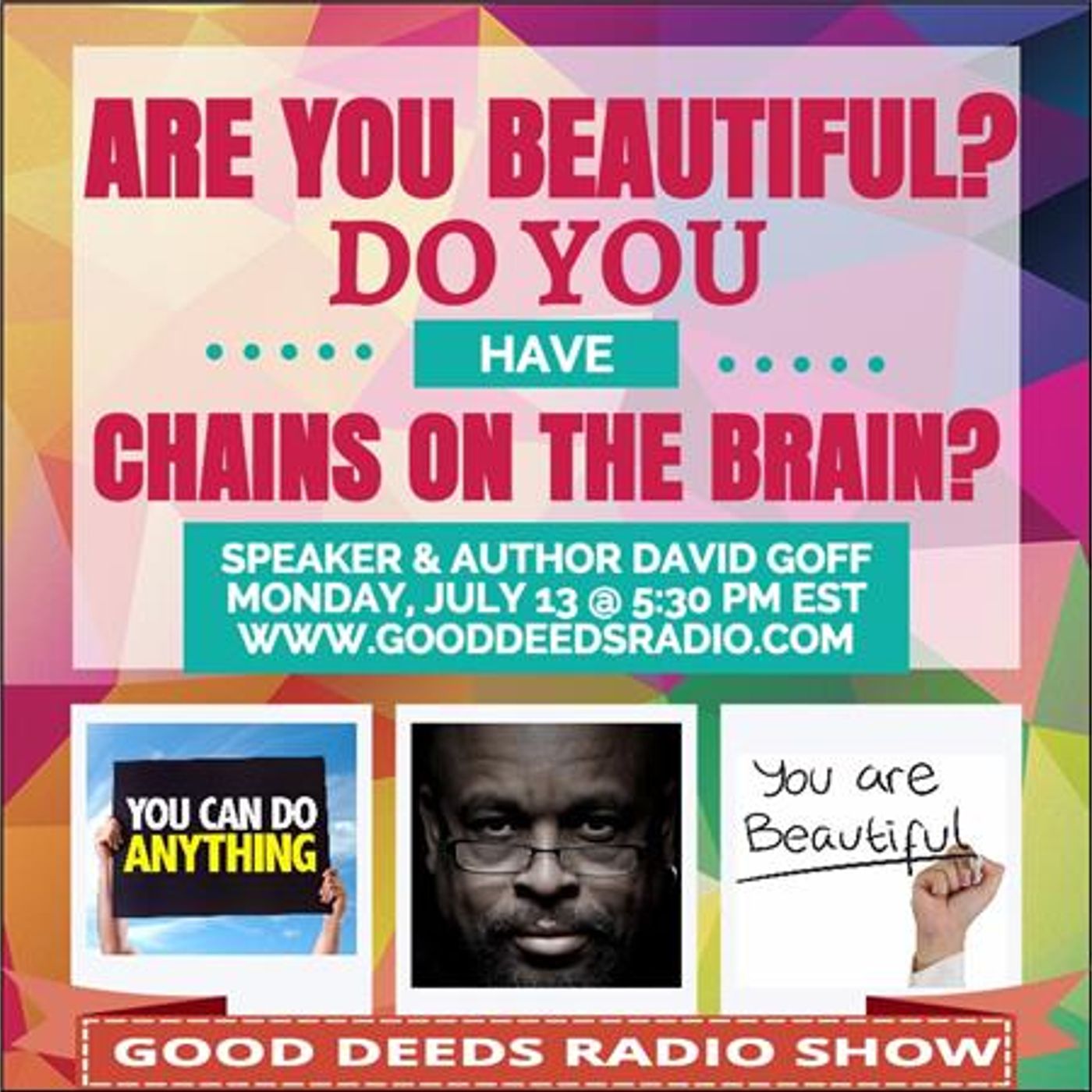 Do you have chains on your brain? Author/Artist David Goff shares w/ Good Deeds episode artwork