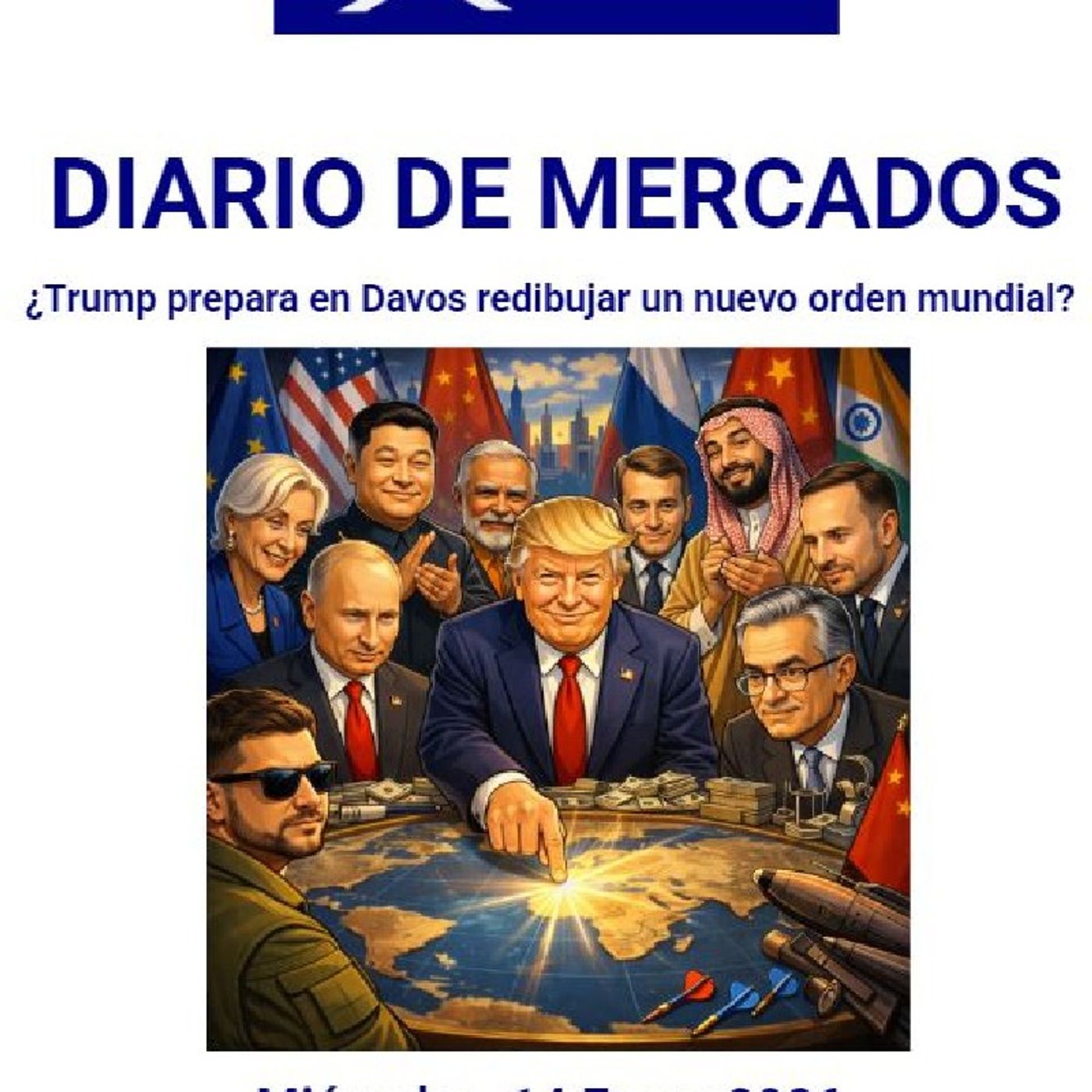 PODCAST en abierto DIARIO DE MERCADOS Miércoles 14 Enero 2026