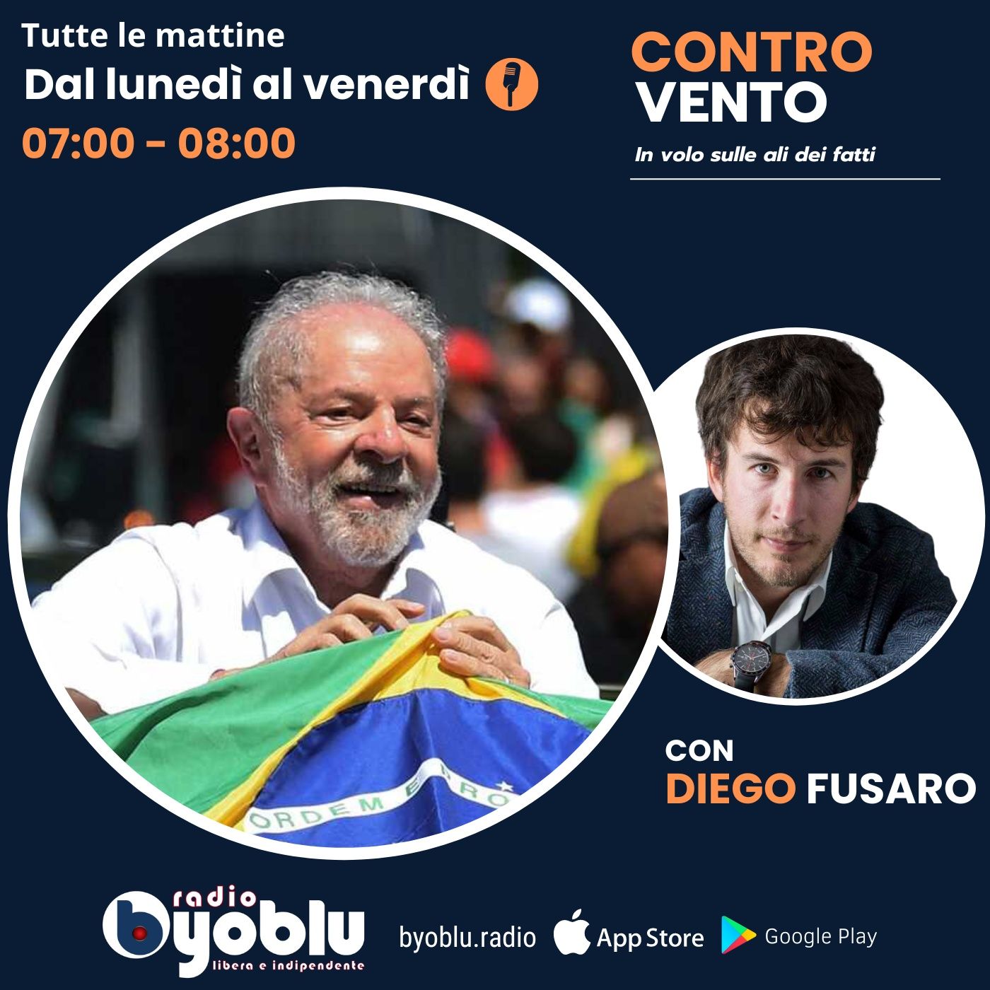 Brasile ecco perché Lula batte Bolsonaro- Controvento di Diego Fusaro episode artwork